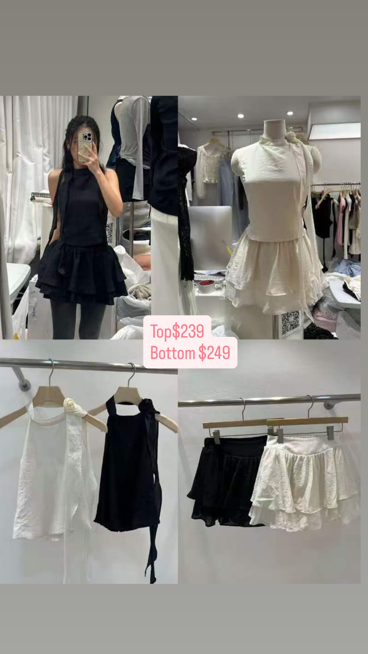 🇰🇷🇰🇷新款速遞14/4🔥🔥TOP11249#ff2850