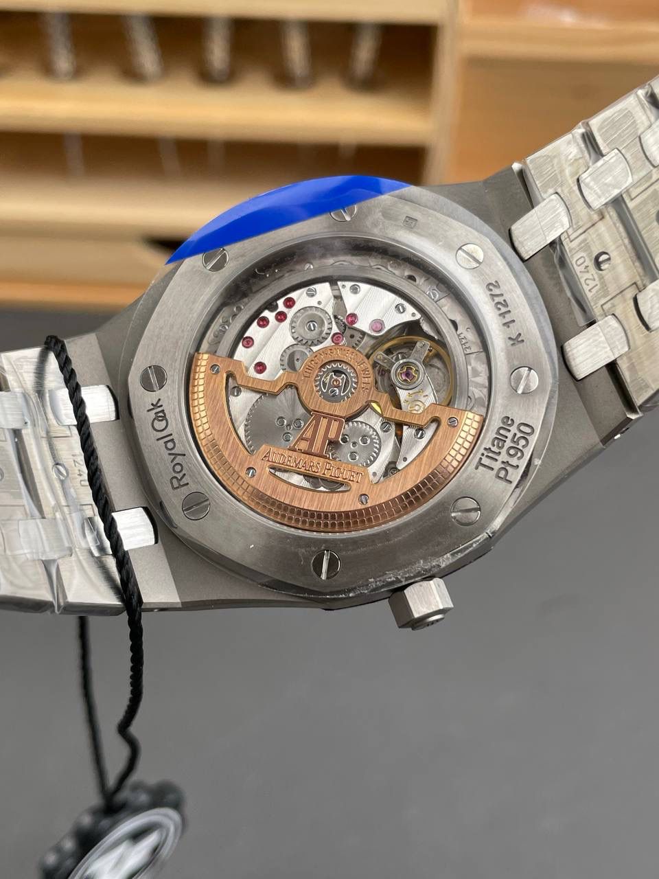 🚀爱彼皇家橡树15202 钛壳渐变蓝盘/39mm/9015机改2121机/重量89G💯