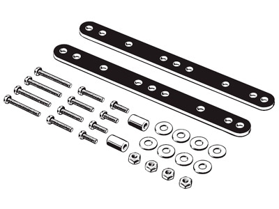 Mini4WD Carbon Rein. Plate Set