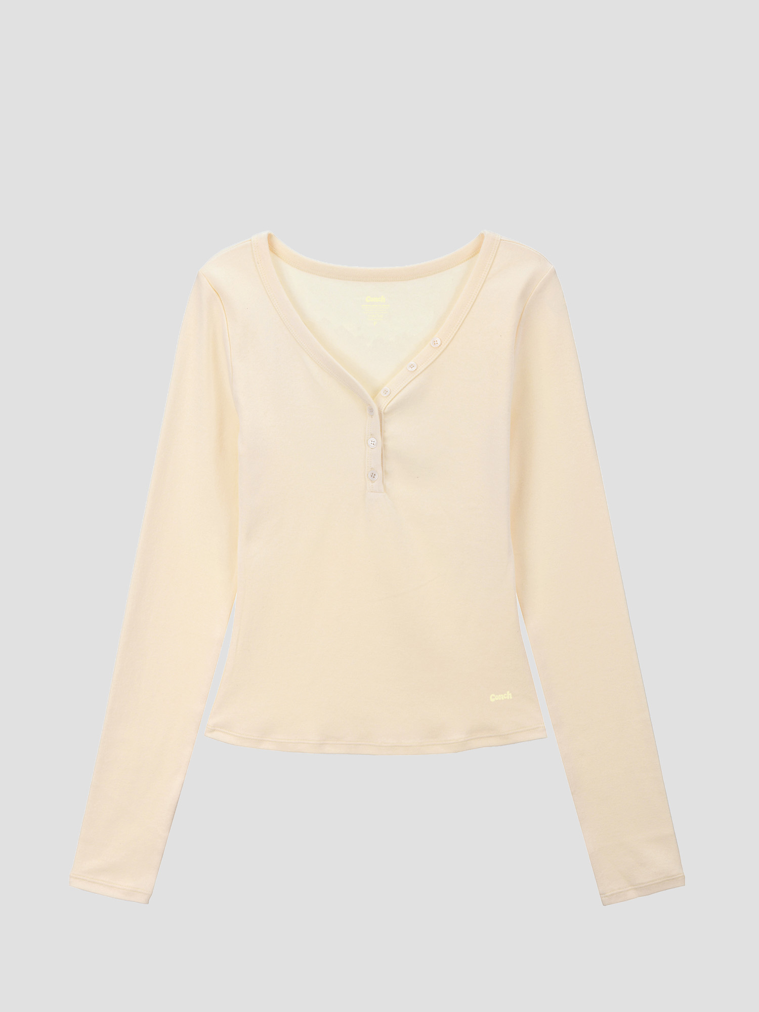 預購_V-neck Layered T-shirt (無帽) by Conch