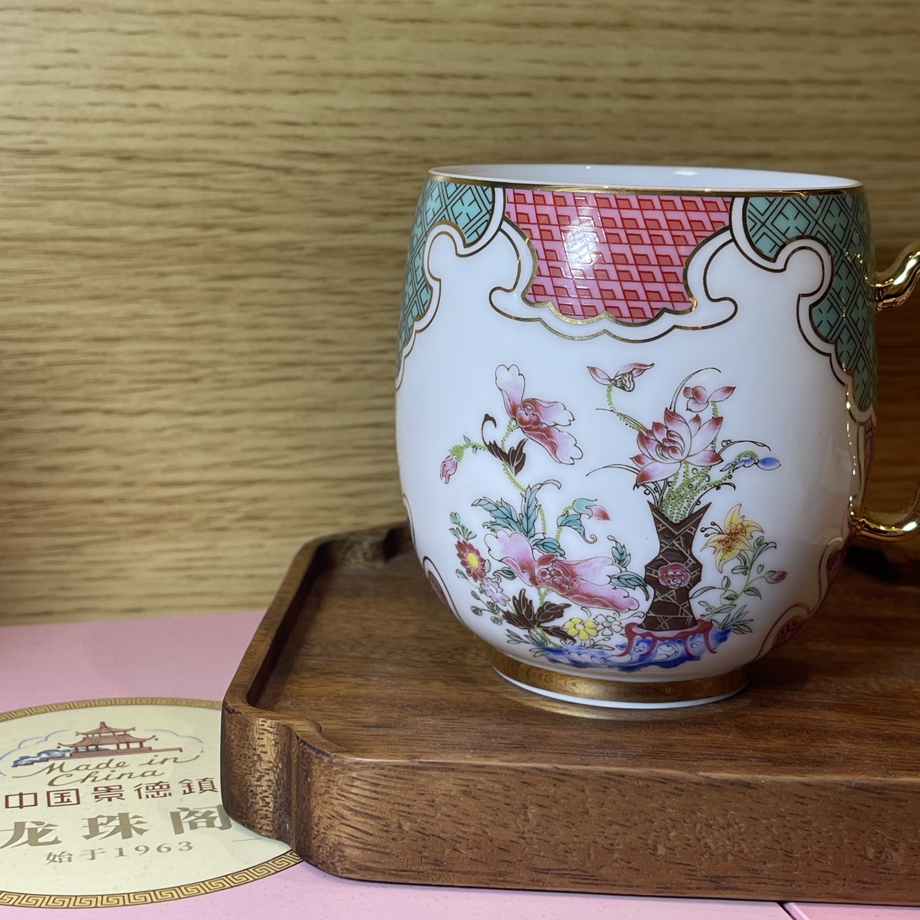 陶溪川 - 國色粉黛馬克杯(圓筒）