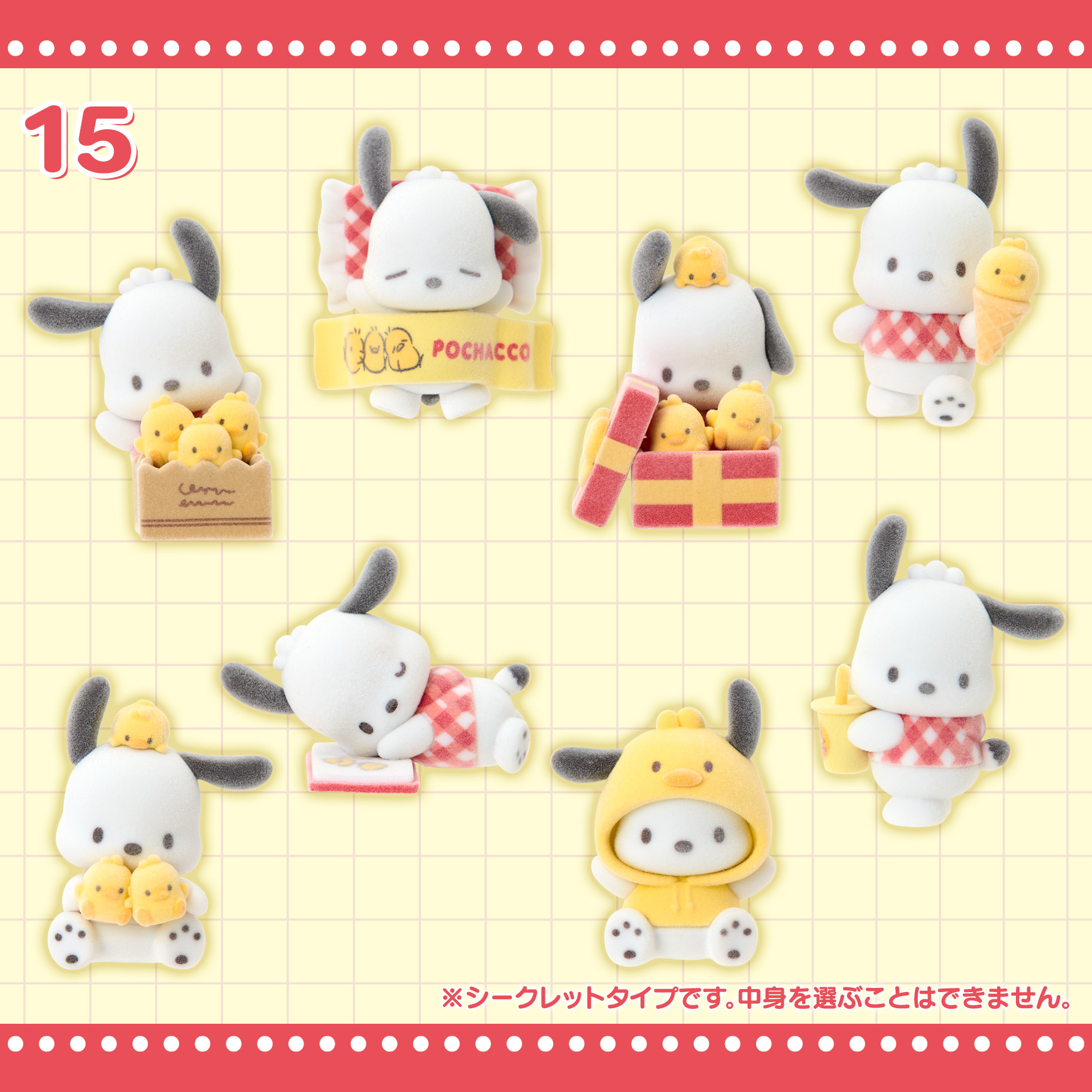 🎀【預訂】 Pochacco Birthday 系列公仔盲盒 隨機款