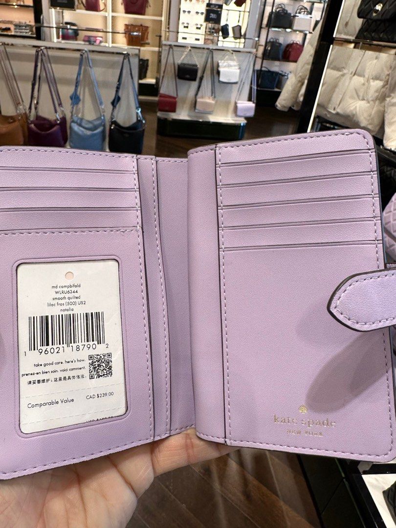 香港現貨-Kate Spade Carey Medium Bifold Wallet