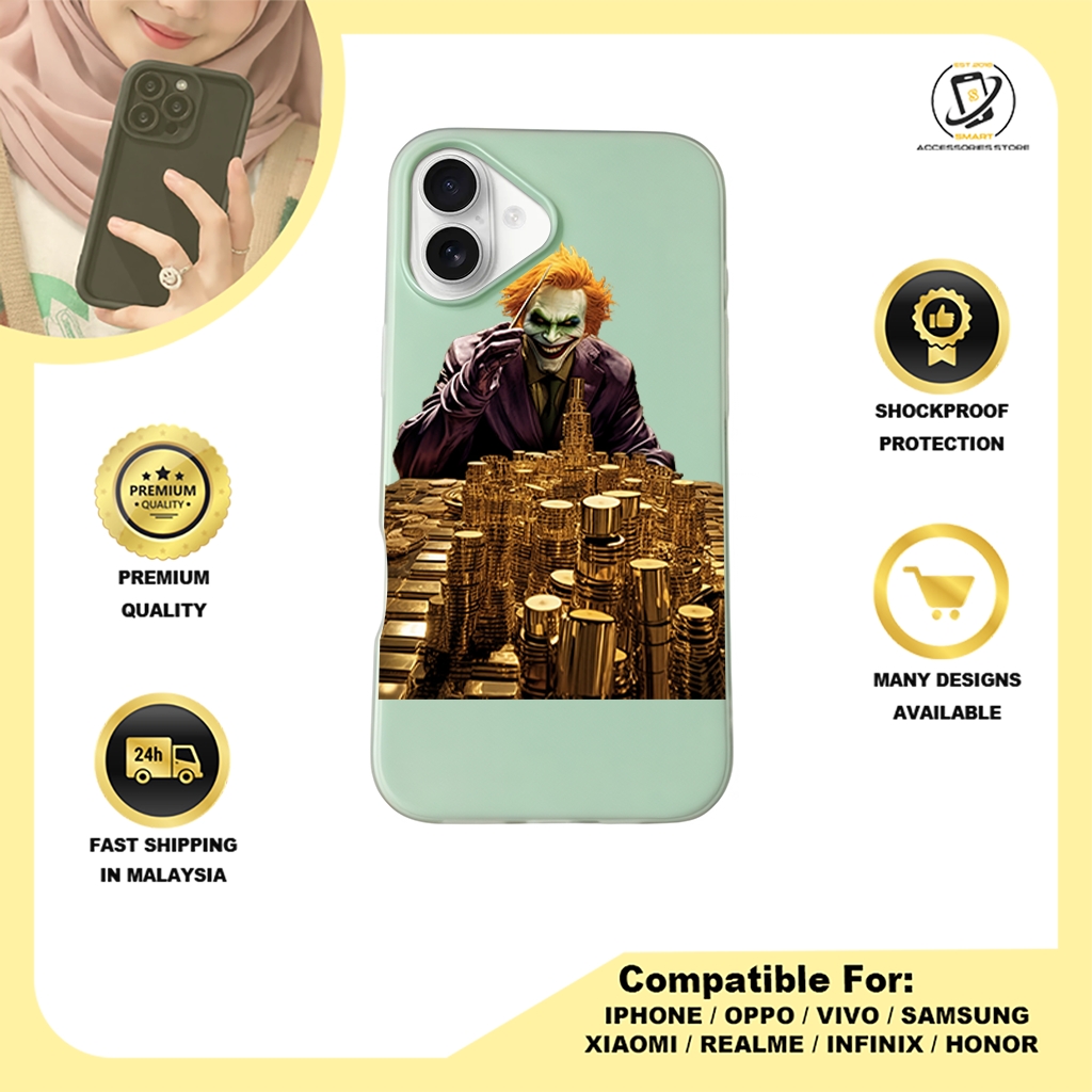 JELLY CASE PHONE FOR IPHONE - DESIGN JOKER B