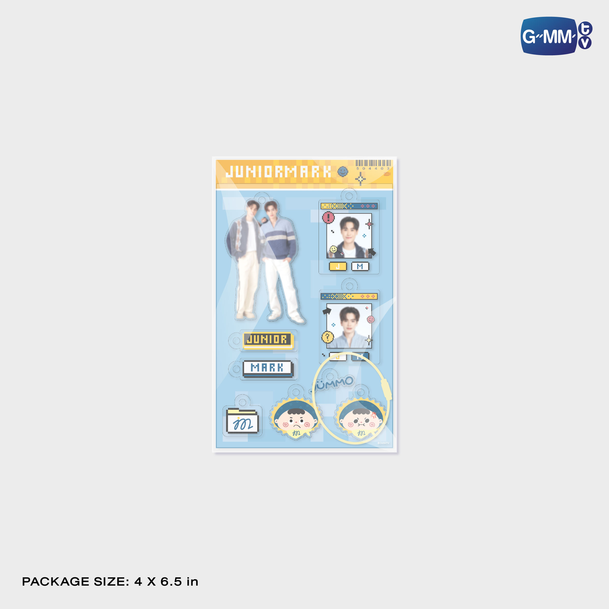 JUNIORMARK CUSTOMIZABLE ACRYLIC KEYCHAIN