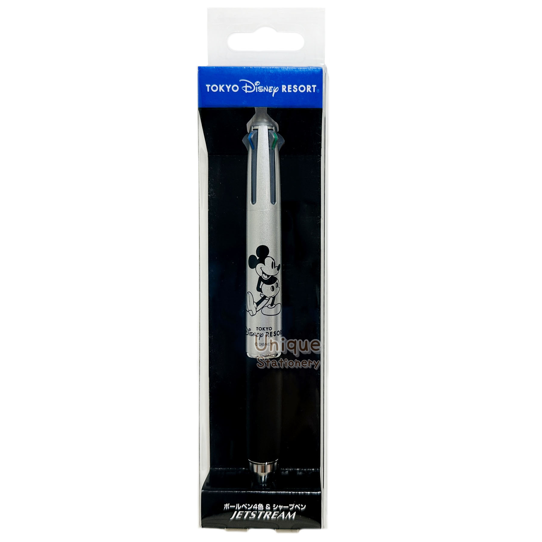 現貨｜【日本 Disney Store 限定】 Mickey Mouse 米奇老鼠 Disney 日本製 uni Jetstream 4&1 多功能 5用筆 0.5mm 4色原子筆 + 0.5mm 鉛芯筆 060579