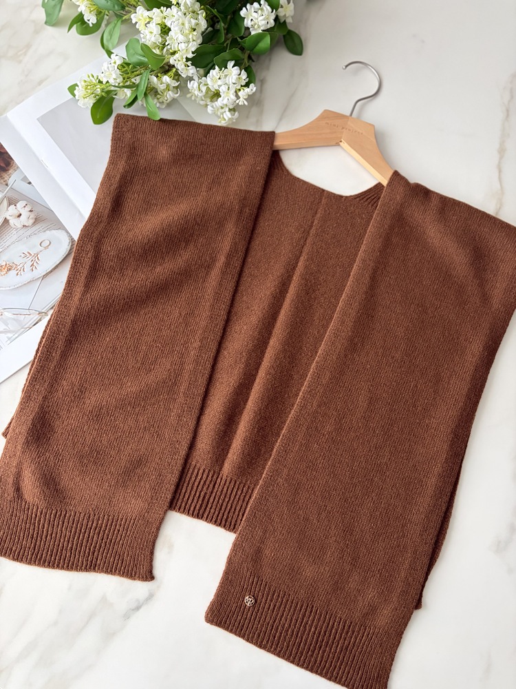 Woolen Knit Cape (3 color)