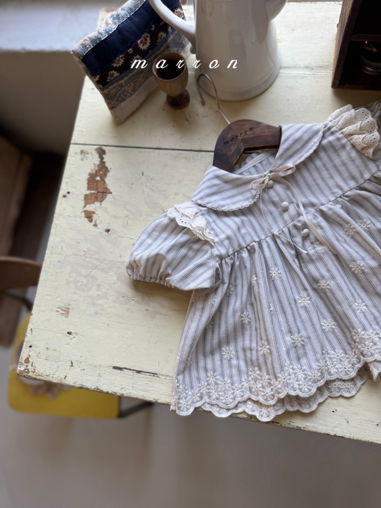 🇰🇷Marron blouse