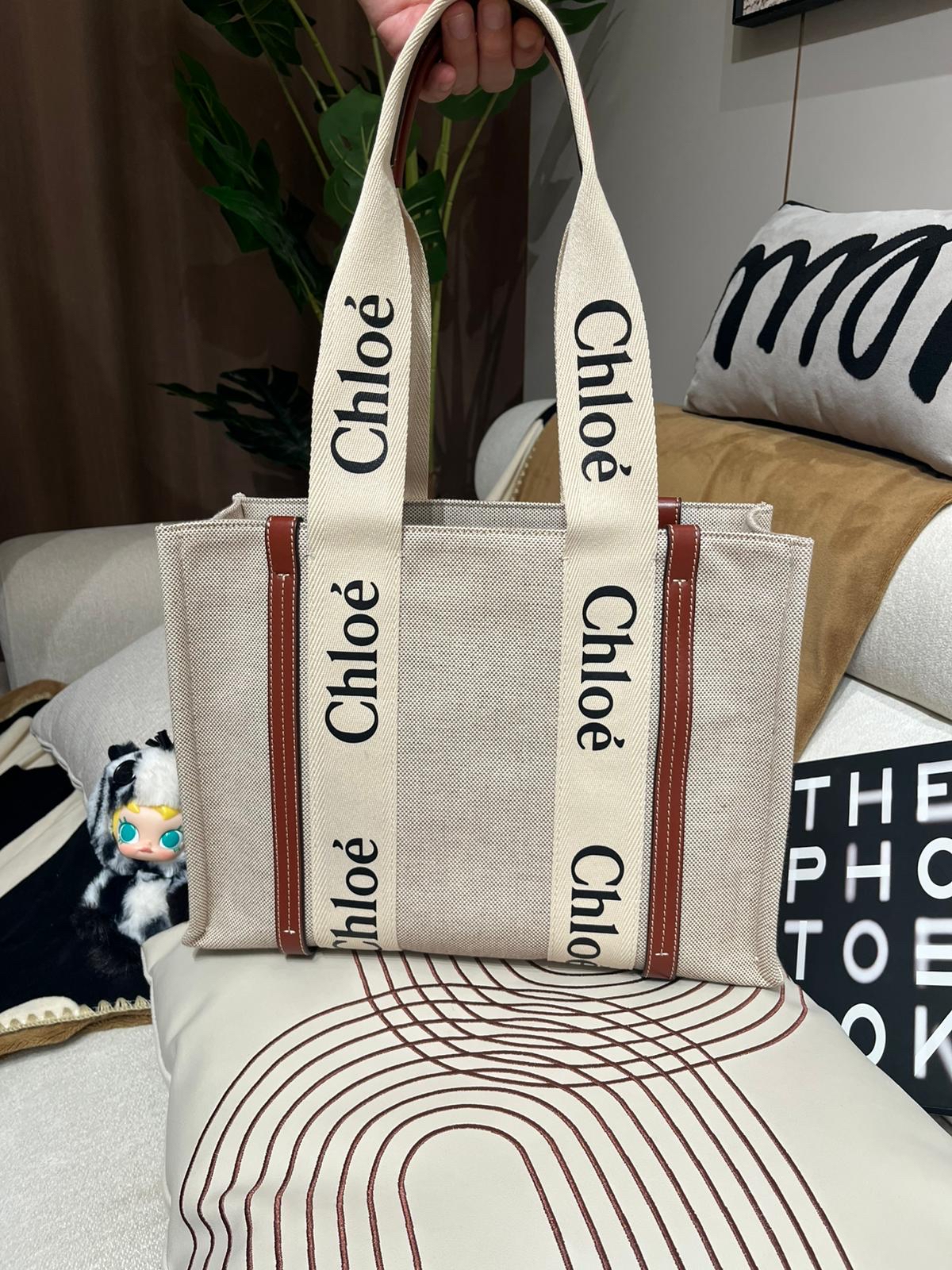 Chloe woody medium  100%Authentic,98%new ✅Dust bag