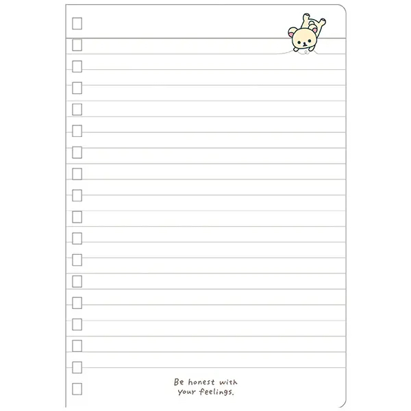 鬆弛熊 NOTEBOOK｜預訂