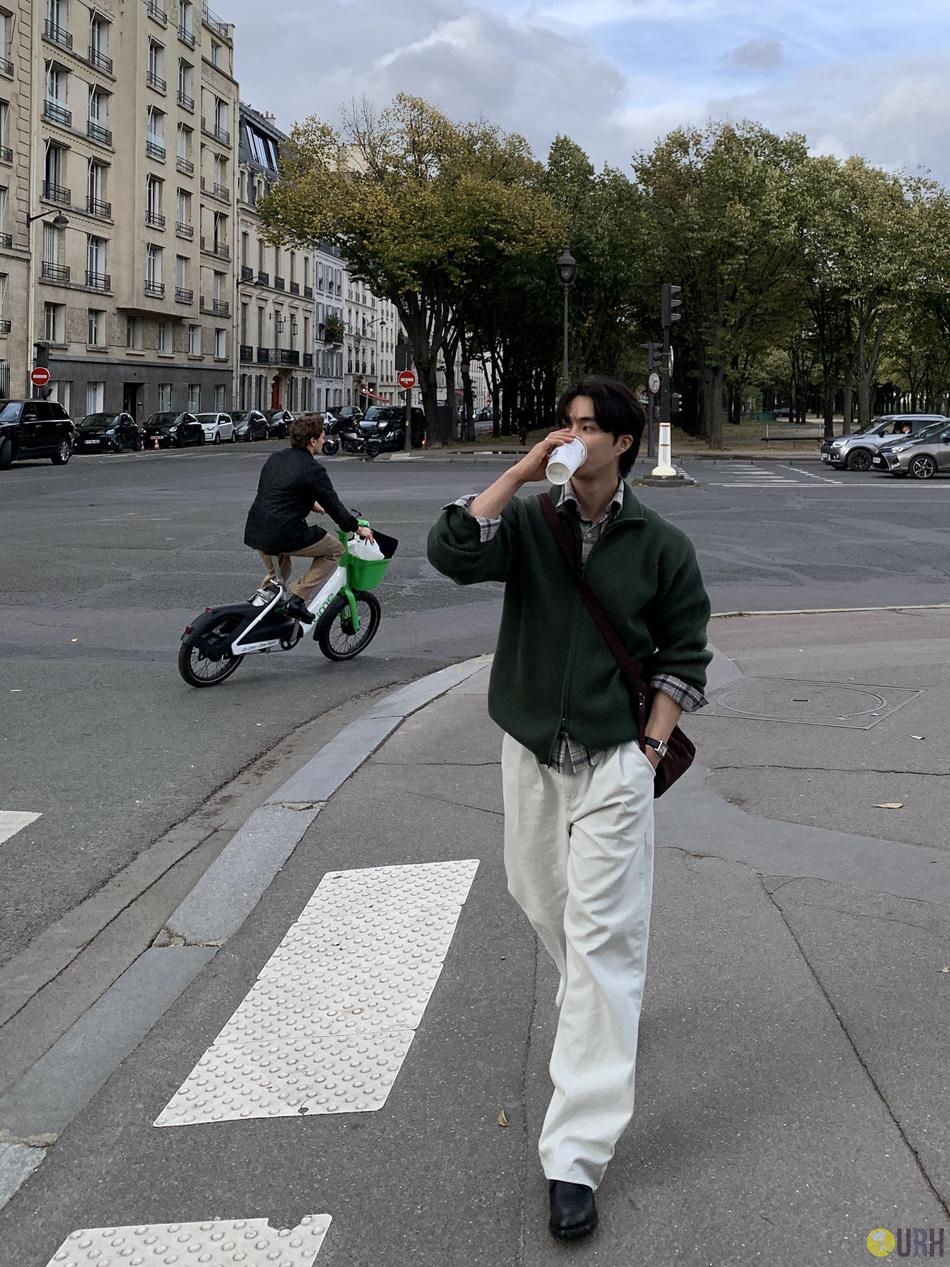 【100%保證韓國直送】經典雙摺飾立體感寬鬆長褲 Signature Essential Two-Tuck Wide Pants RL114598