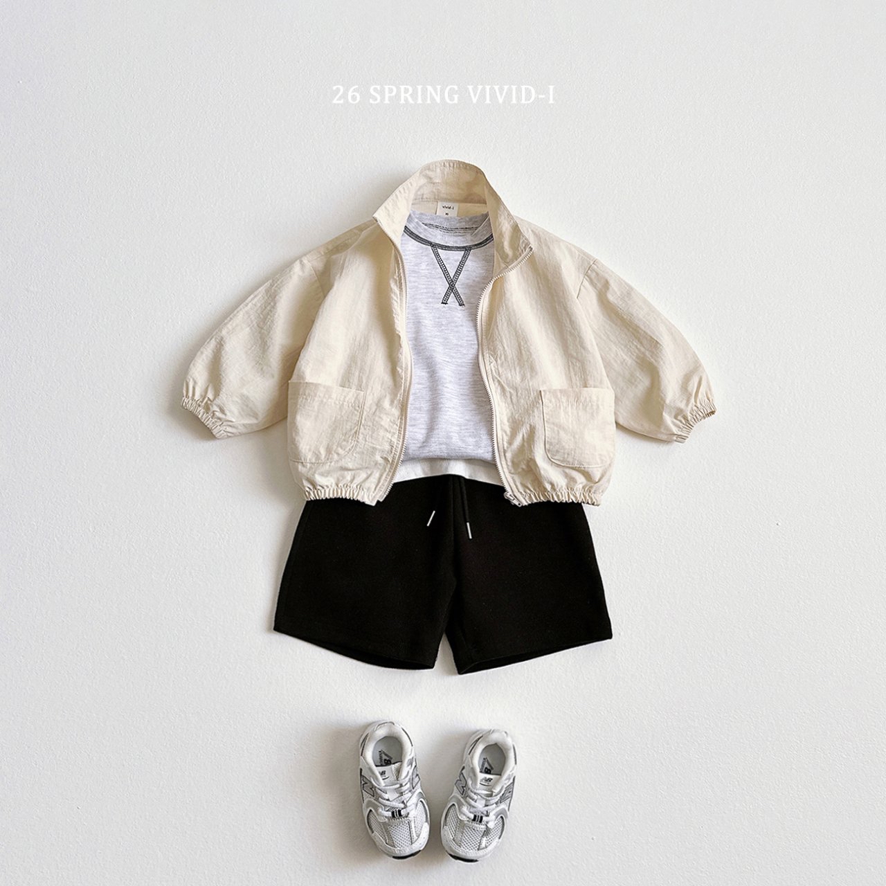 🌸預訂 韓國直送🌸🇰🇷VIVIDI三色撞色縫線寬鬆衛衣