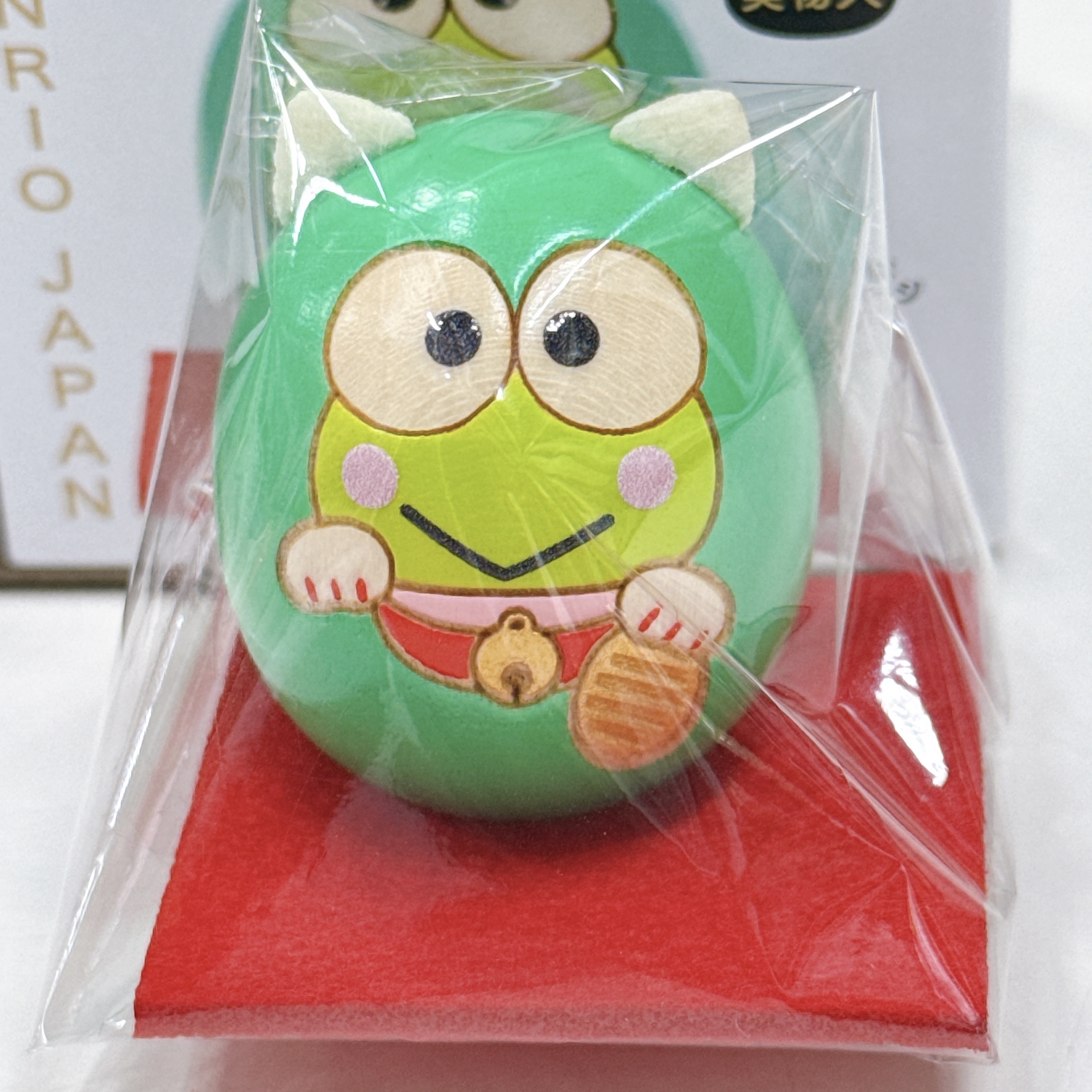 日本製造 限定版卯三郎 全人手木製 達摩擺設