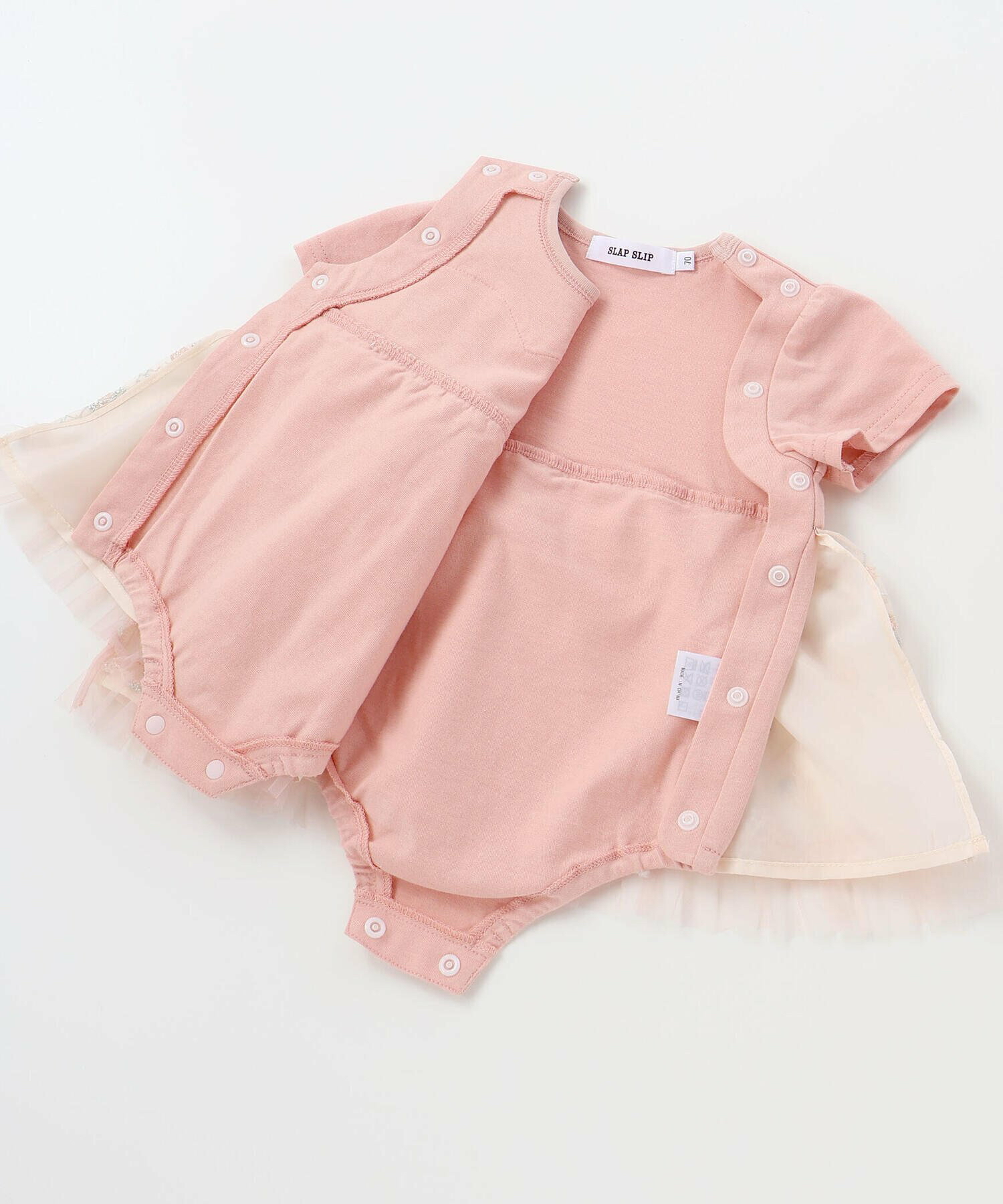 🇯🇵預訂 日本直送🇯🇵Slap Slip Baby兩色胸衣式花卉薄紗短袖包屁裙