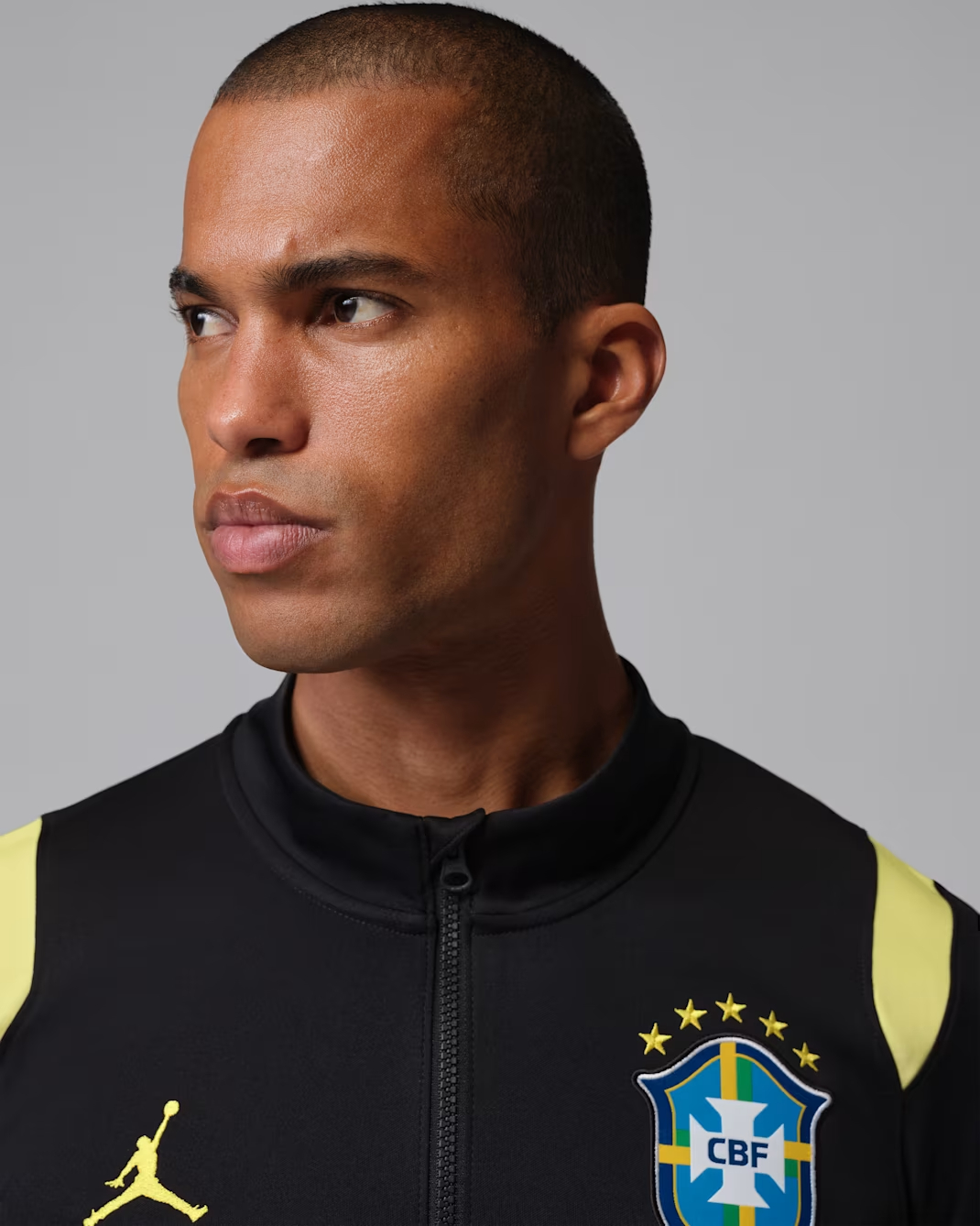 Nike x Jordan Brazil 巴西 2026 黑色 Track Jacket IQ3298