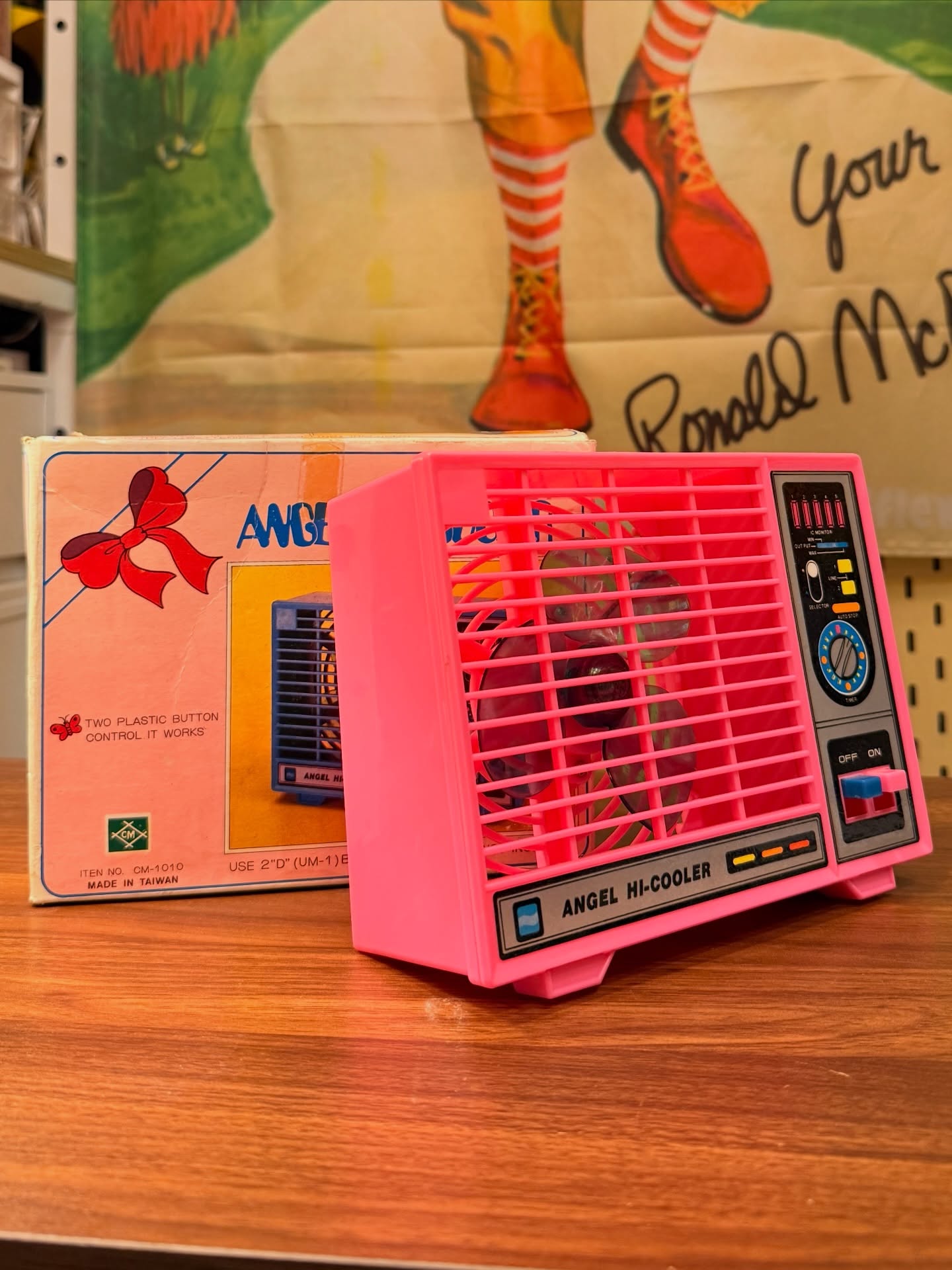 【昭和年代】 Angel Hi-Cooler 電池式玩具扇風機
