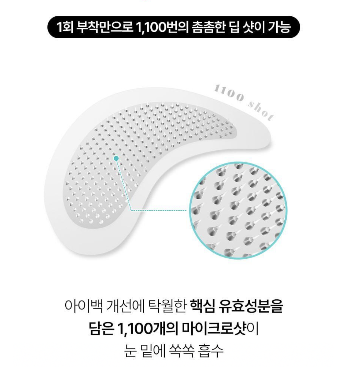 韓國 CHARDE 1100微針 導入 眼袋提拉貼 Eye Bag Lift 1100 Shot Patch