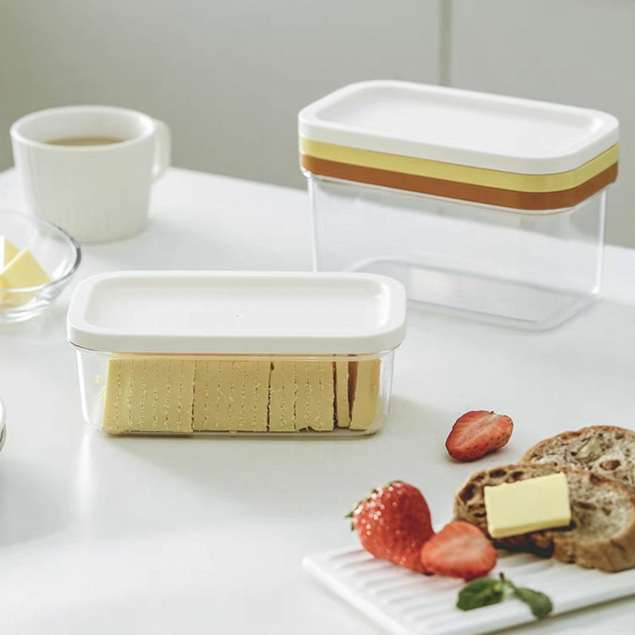 日本AKEBONO牛油切割收納盒