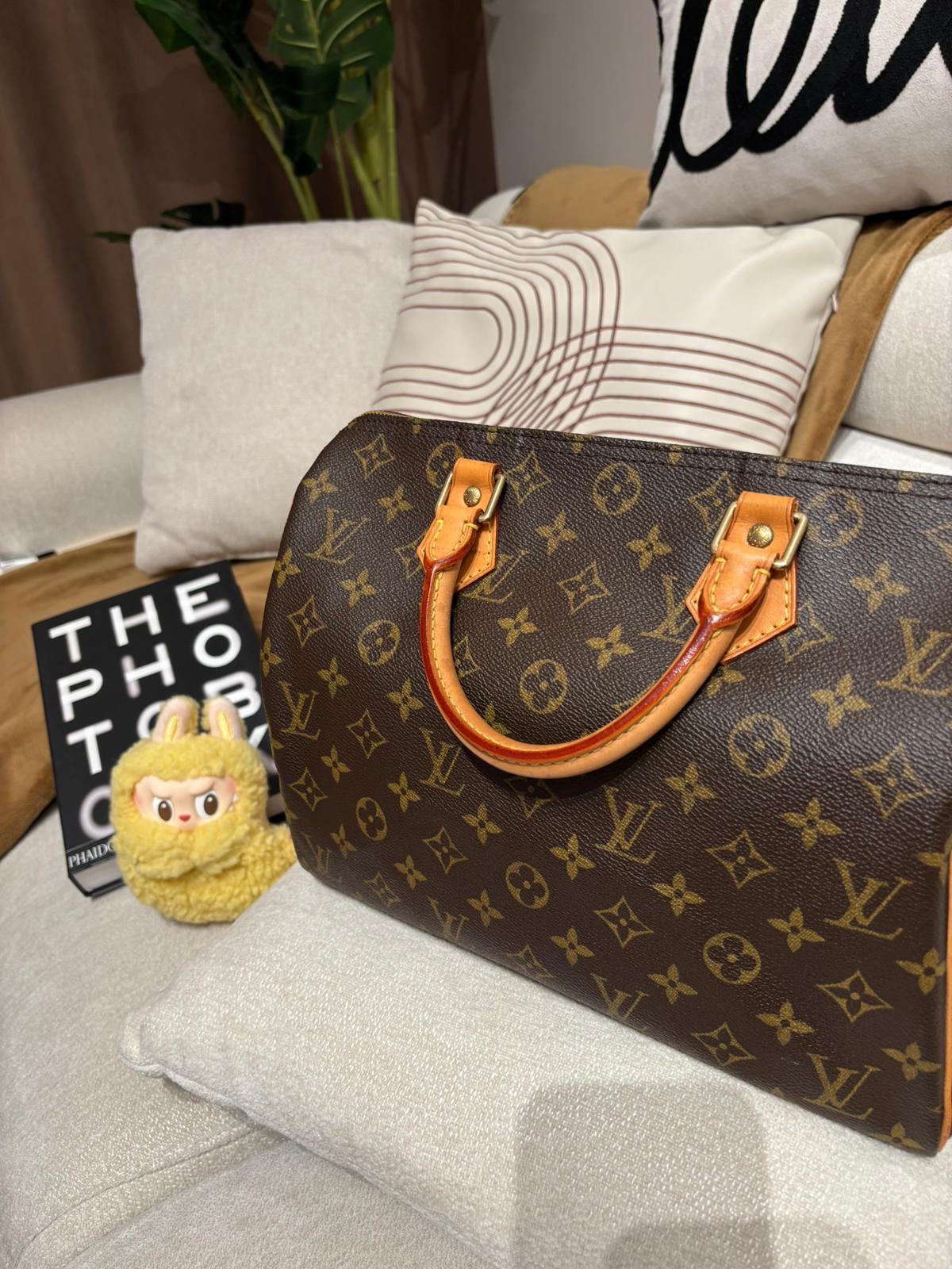 Lv speedy 30 monogram 100%Authentic,92%new✅塵袋 