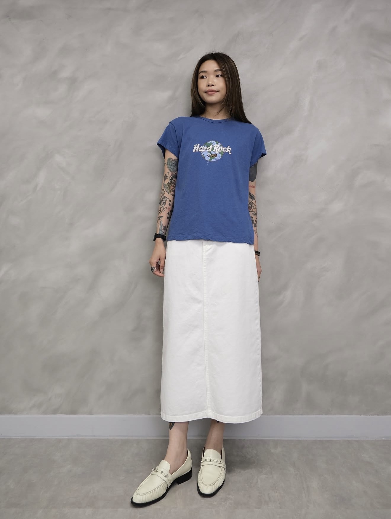 （預購優惠) Hard rock printed tee #top150