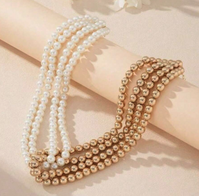 Multilayer Choker Short Necklace