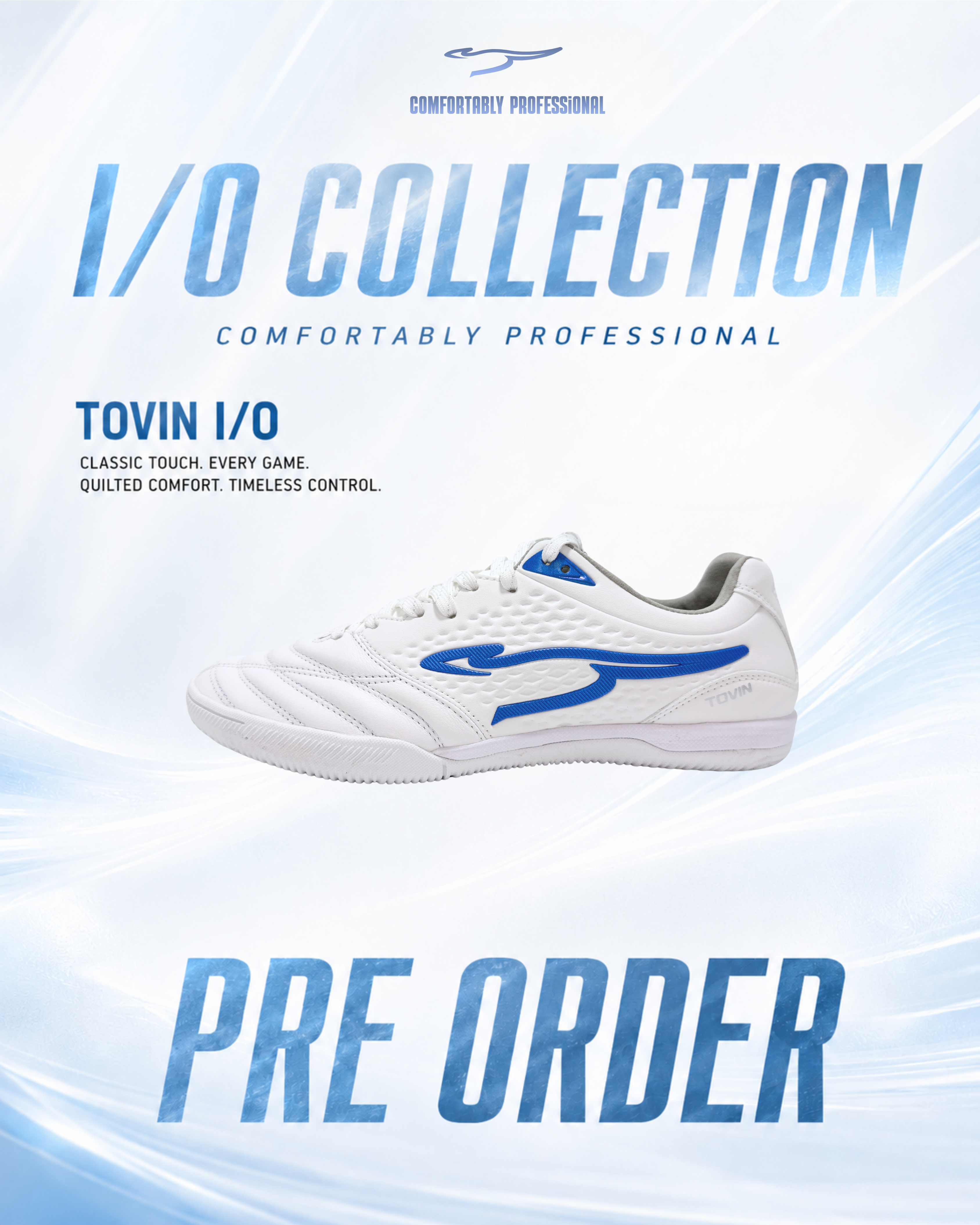 (預售 Pre Order) CADDY TOVIN I/O 頭層牛皮平底足球鞋｜Regular及Wide楦 | 港街場適用 | 平底BOOT