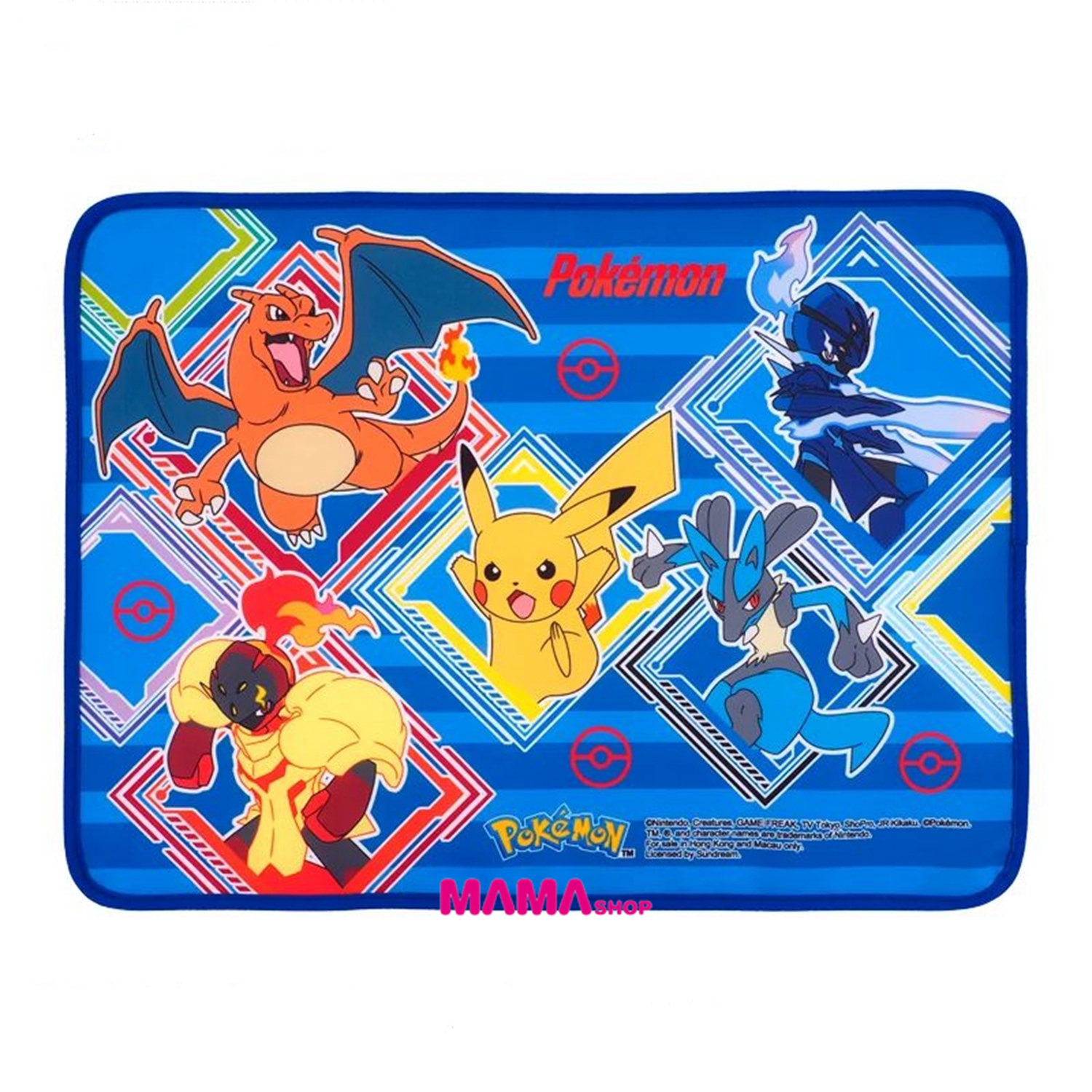 Pokémon 最新商品 (餐墊、 多用途膠盒、畫板袋、筆袋)