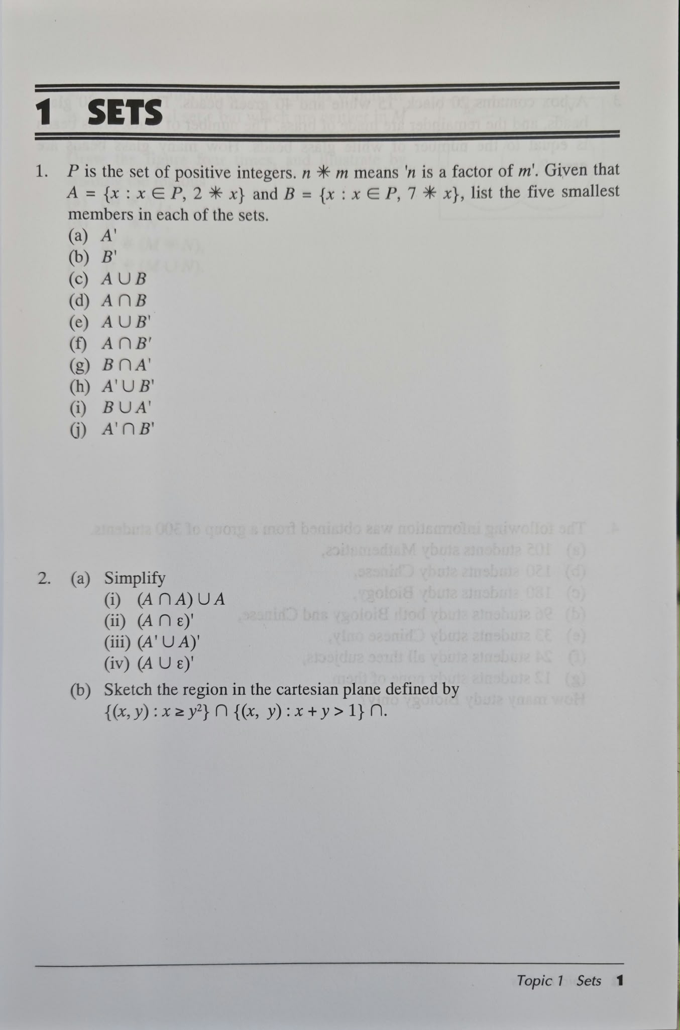 Challenging Exercises on Additional Mathematics for Upper Secondary + Solutions