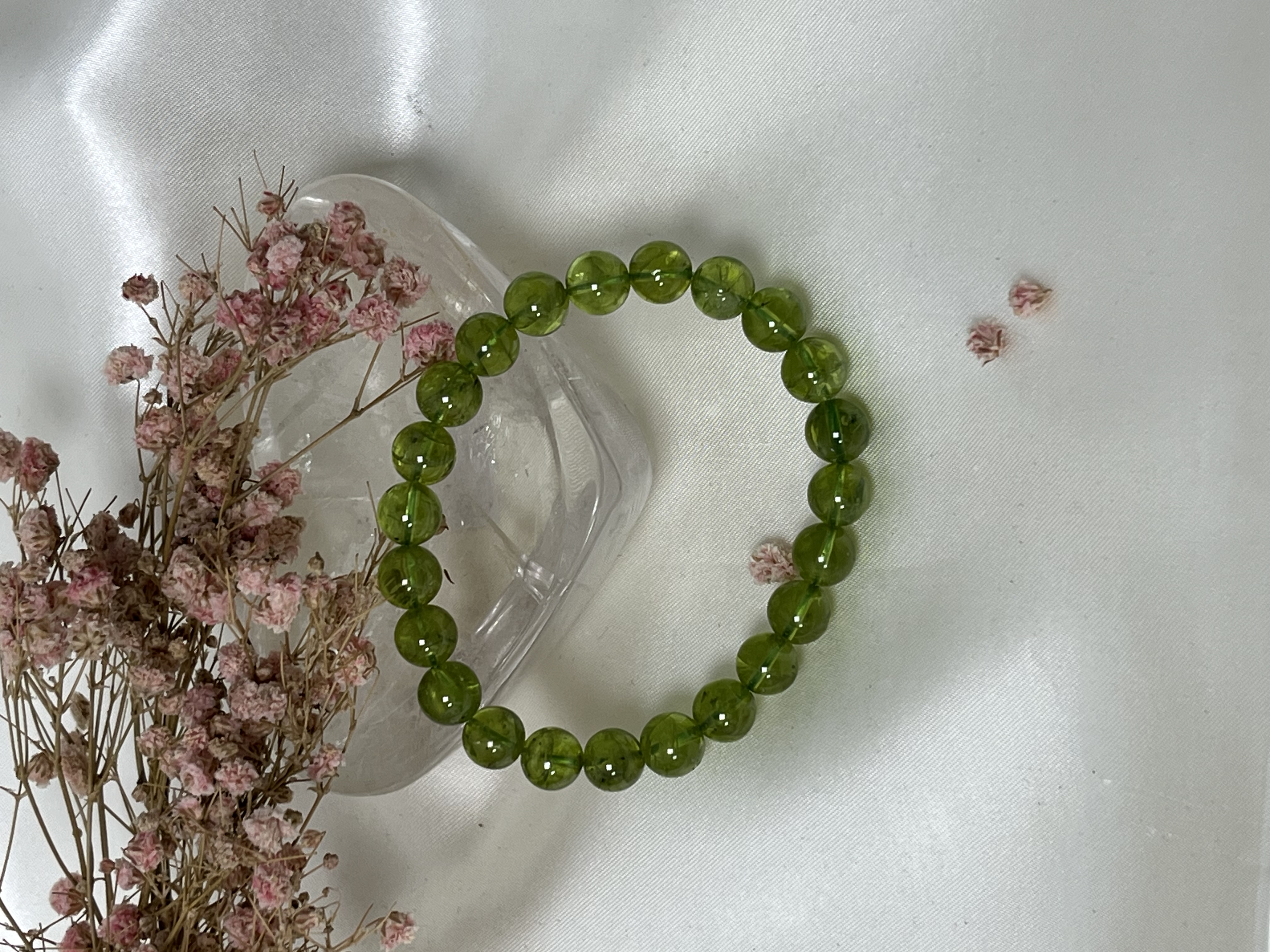 高品質天然橄欖石 8.6mm