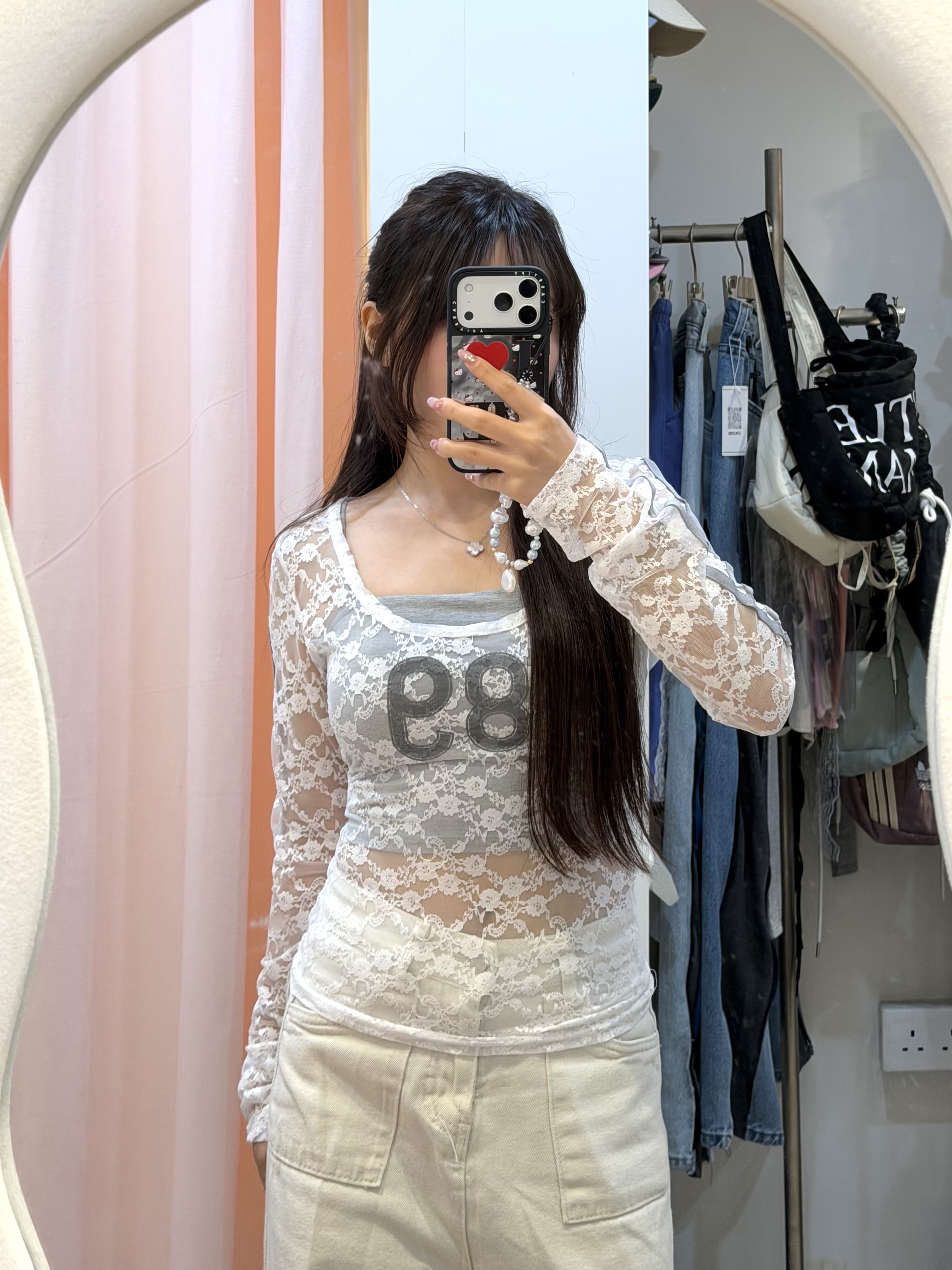 已售罄❌韓國Lacy 89透透外撘長袖