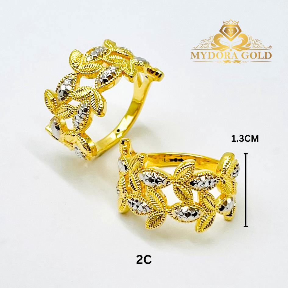 MYDORA Cincin Olive Leaf (5G) l EMAS 916/22K