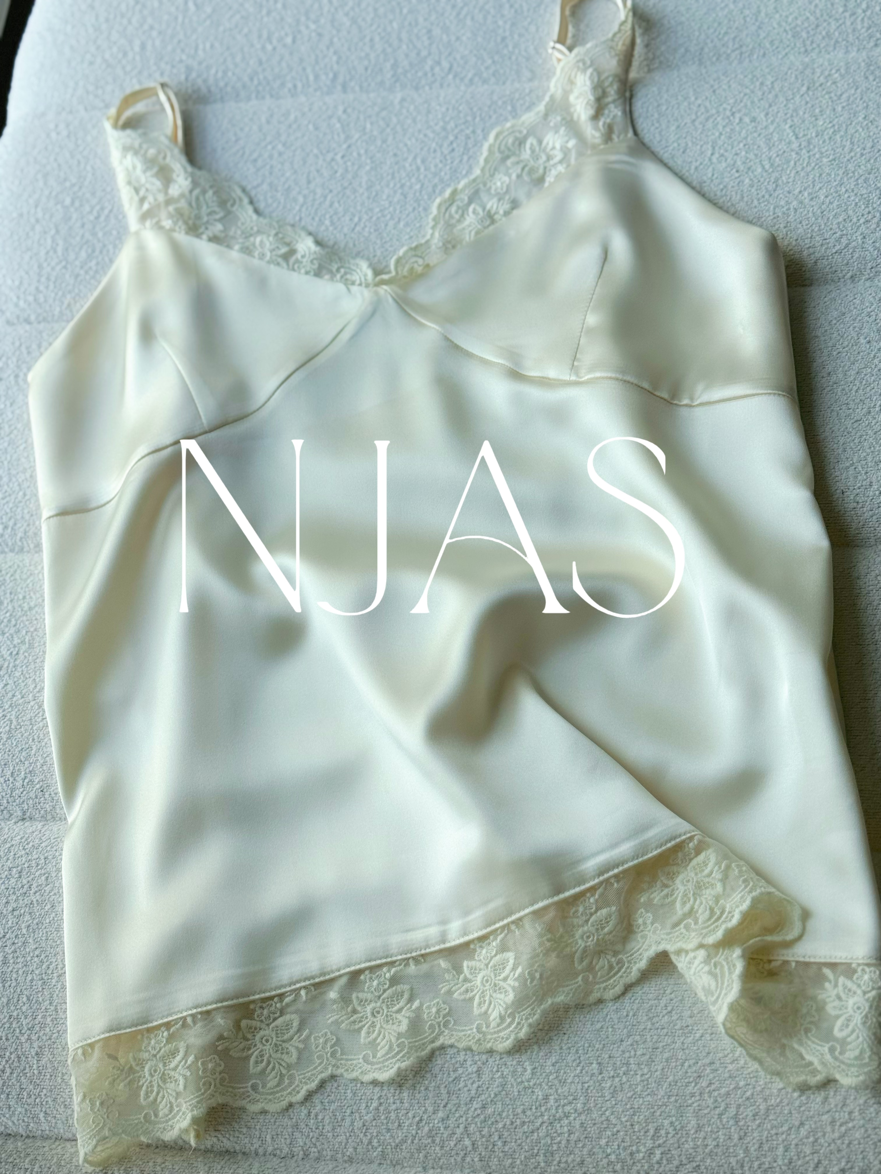 Elegant silky lace top