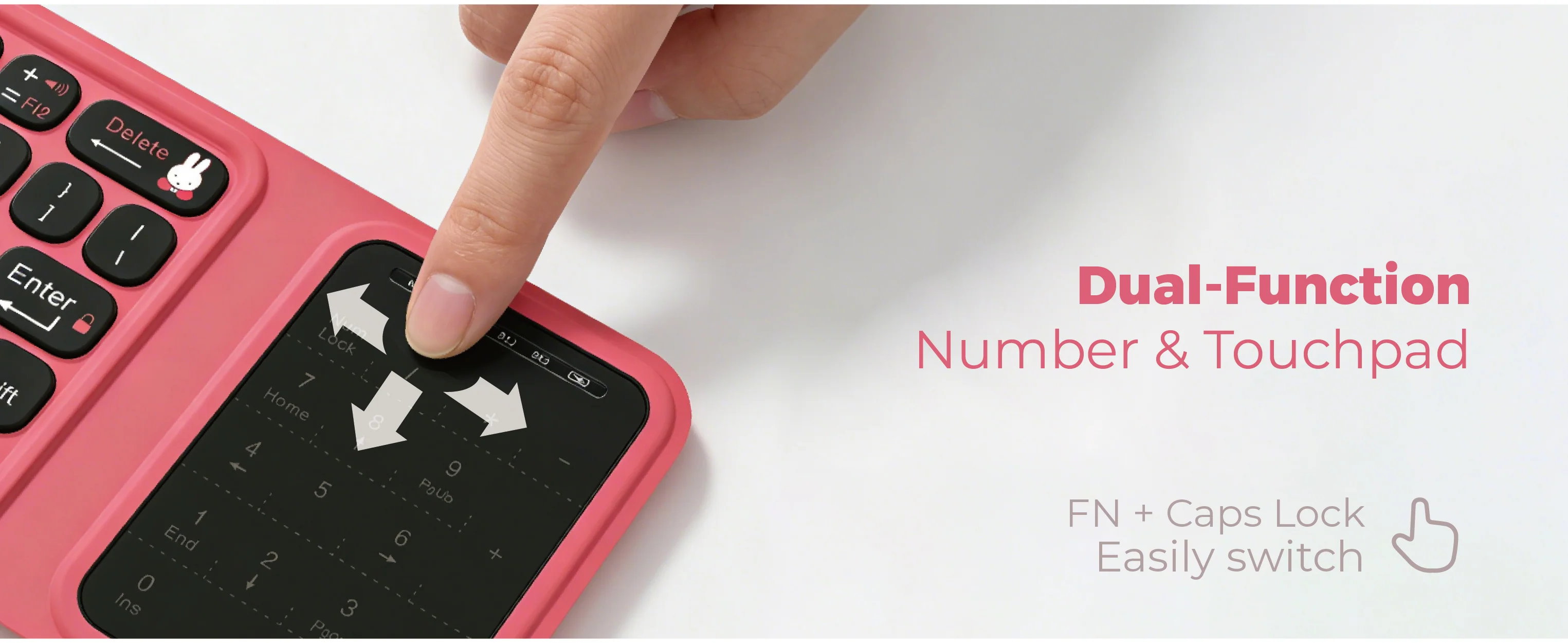 預購 miffy 三折式藍牙鍵盤 （3色選擇）