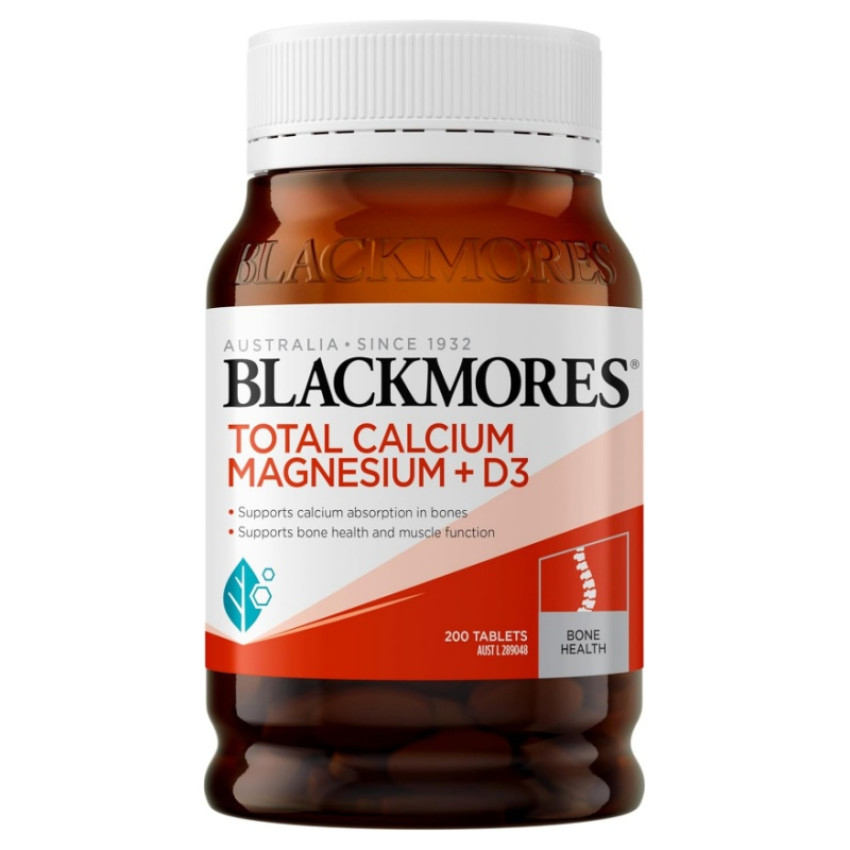澳洲 Blackmores 鈣鎂維生素 D3片 200粒