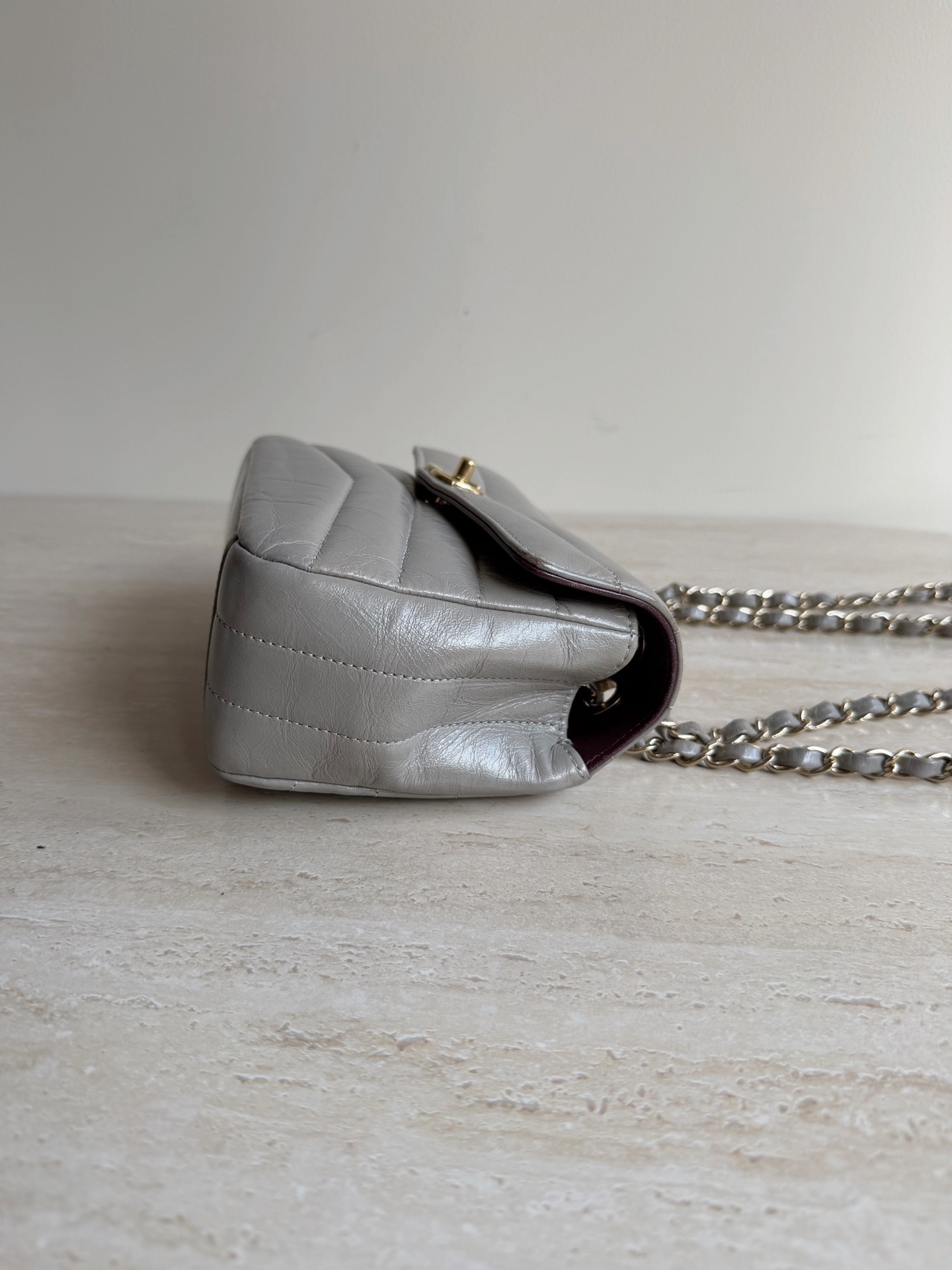 【預訂貨品】Chanel灰色方胖子