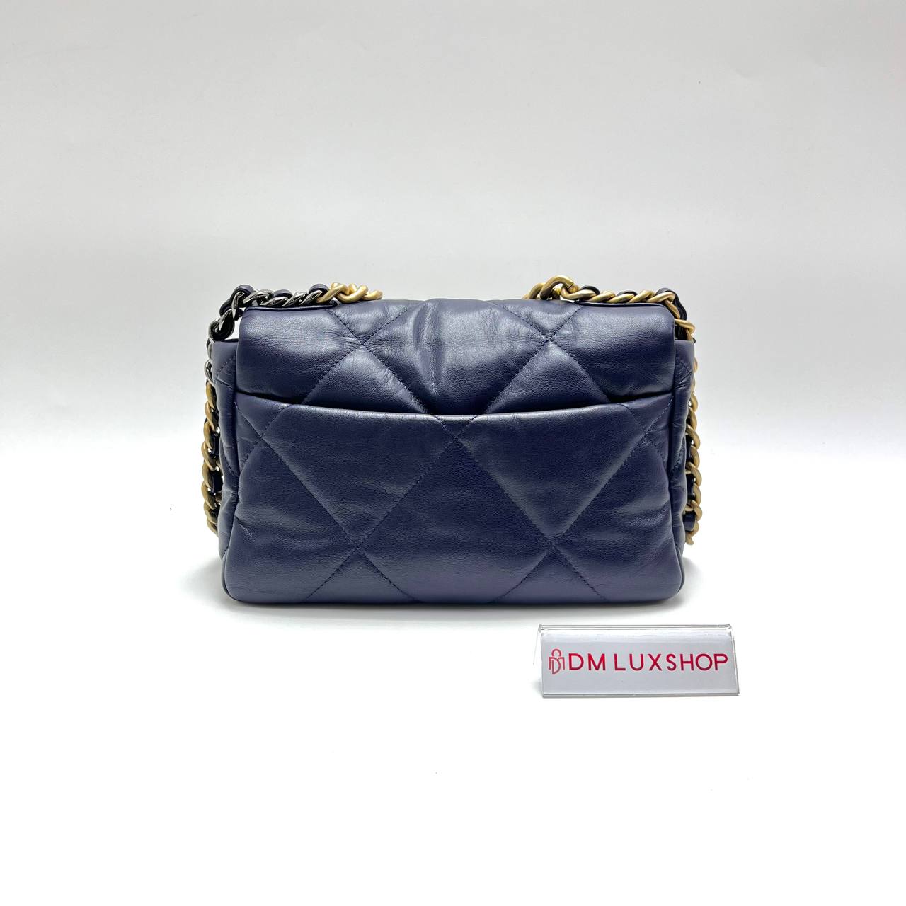 Chanel 19 Goatskin Navy Small GHW (Serial 30, Y: 2020)