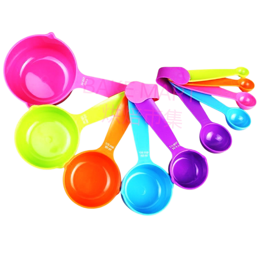 食品級塑膠量匙(1套5件) Food Grade Measuring Spoons