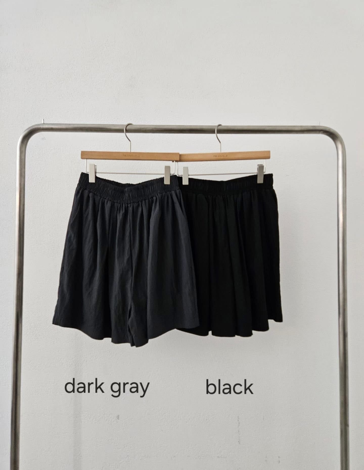 全橡筋腰爽料短褲