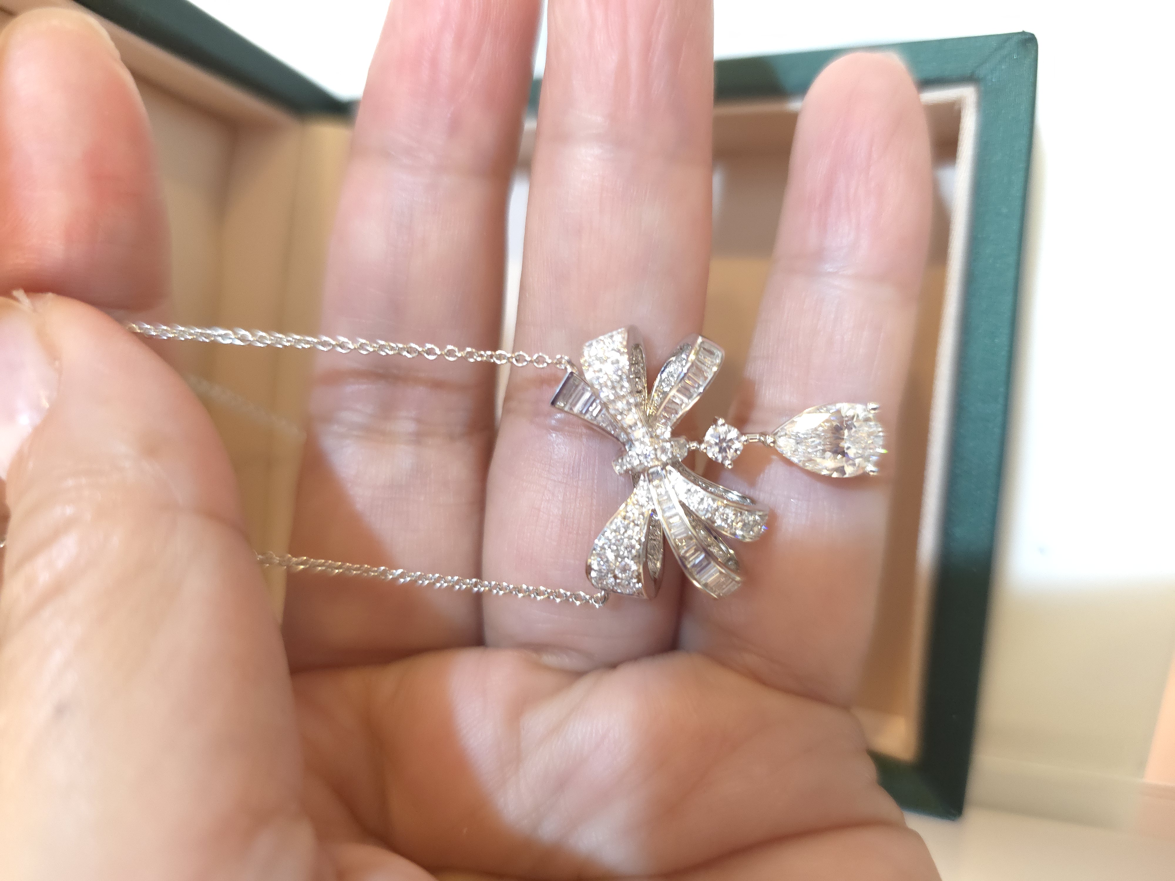 18K培育鑽石項鍊 D1.01 d1.107 E/VVS2