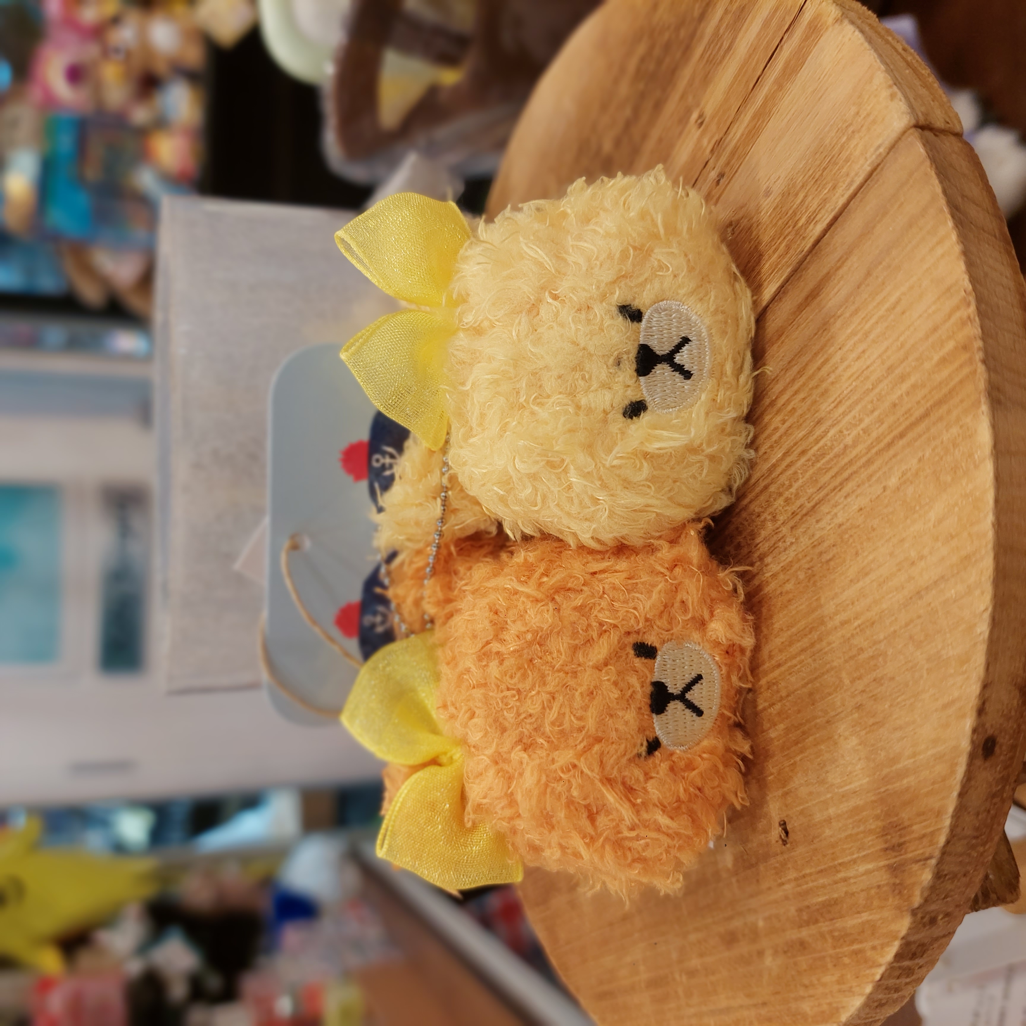 原裝日本 The Bear's School Tiny twin bear 頭形小掛飾