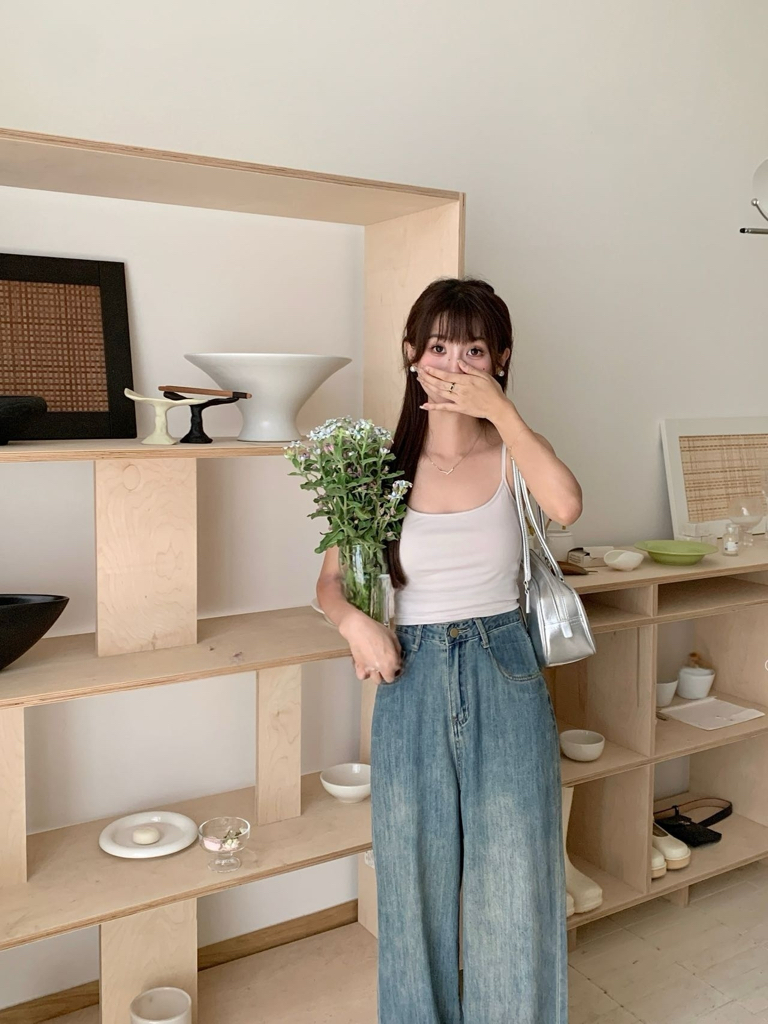 跑量福利价 Jelly Buny Everyday Padded Top (removeble) 冰凉果冻Feel自带胸垫吊带背心 (可拆卸）( 8 Colours )