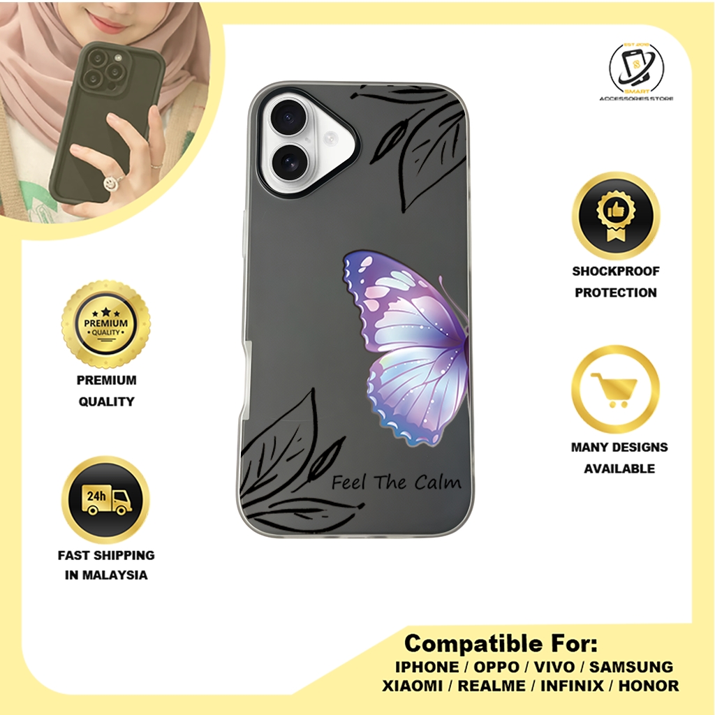 JELLY CASE PHONE FOR IPHONE - DESIGN BUTTERFLY H