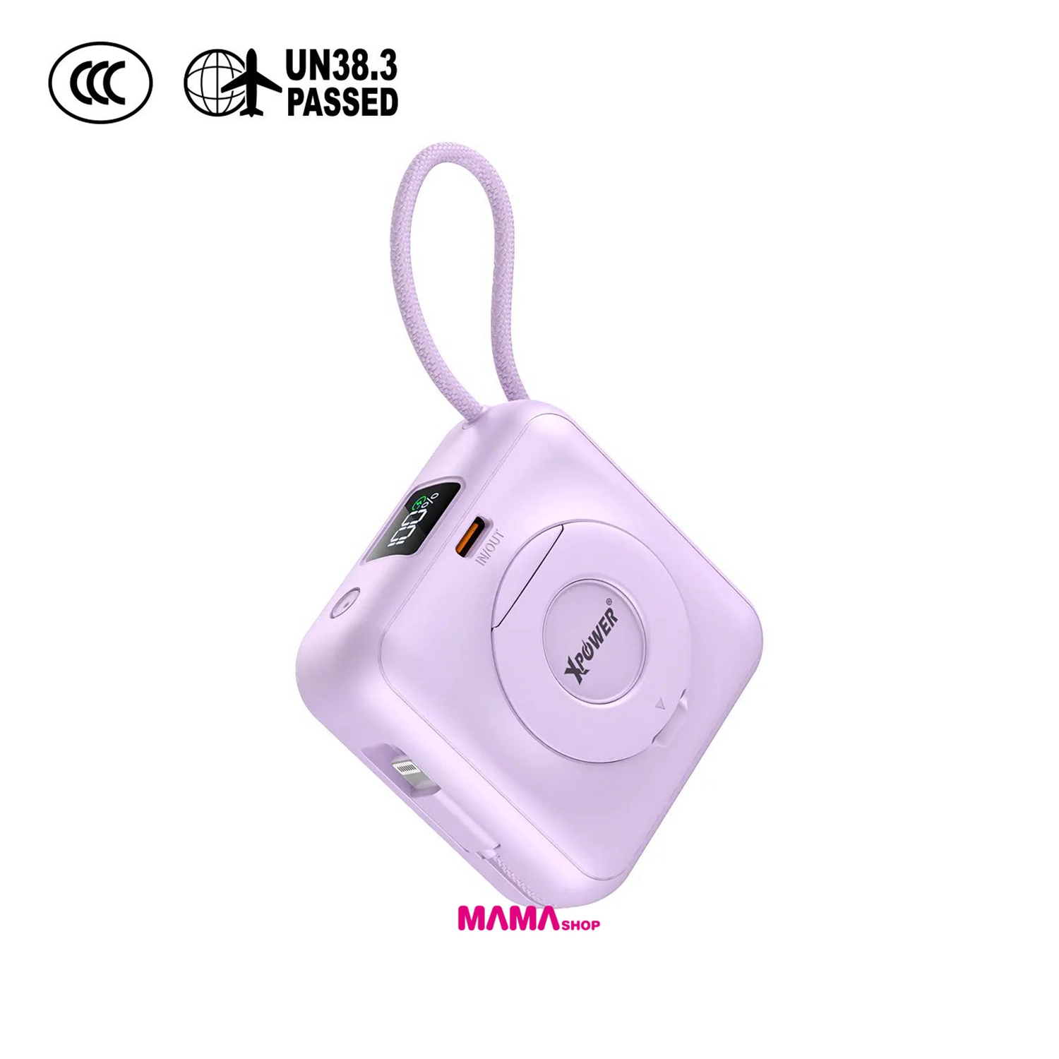 (3C認證)XPower MINI CORE S1052 Type-c 數顯 10000mAh PD+PPS 磁吸移動電源