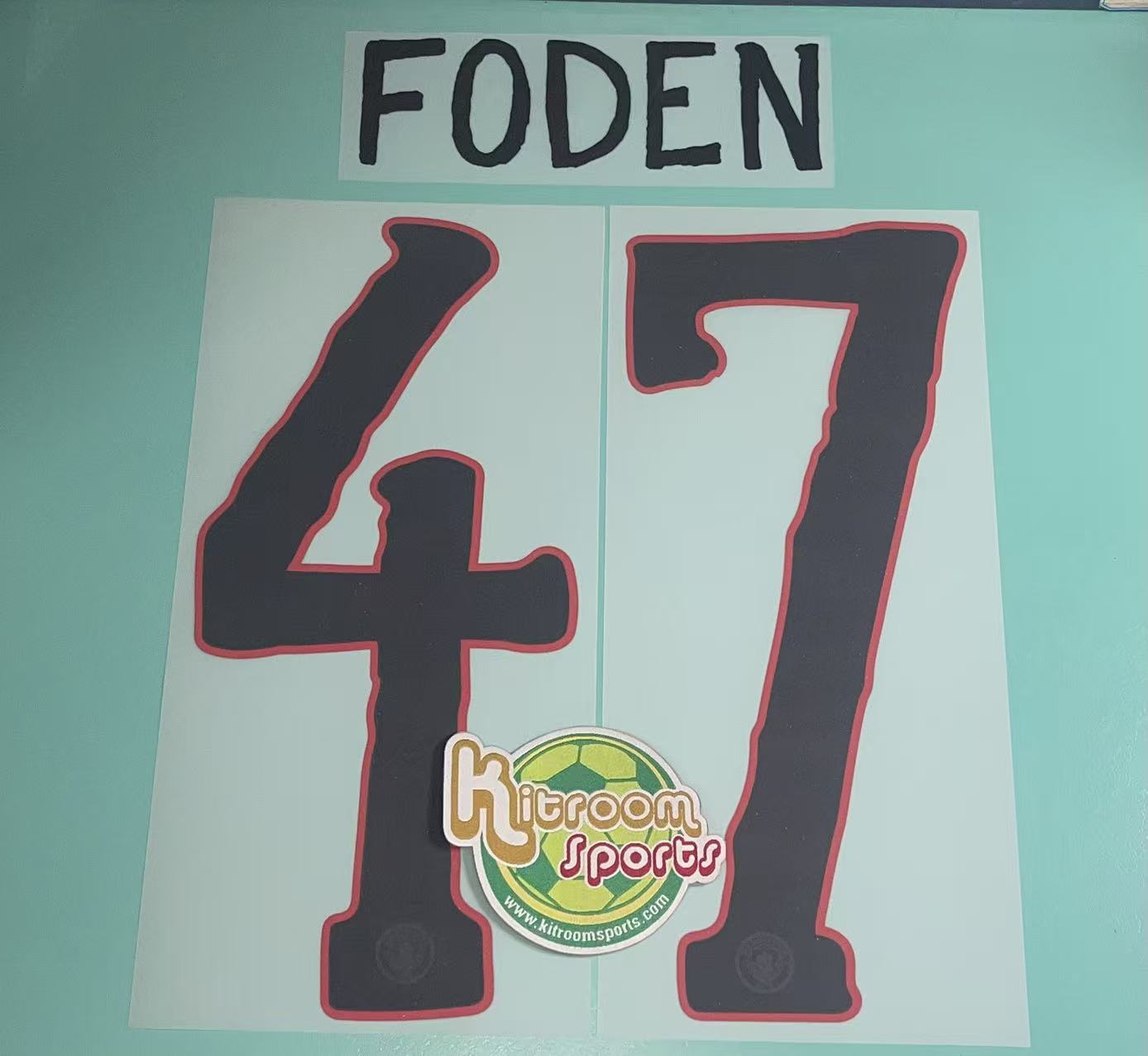 2025-26 Manchester City Away CWC Nameset #47 FODEN