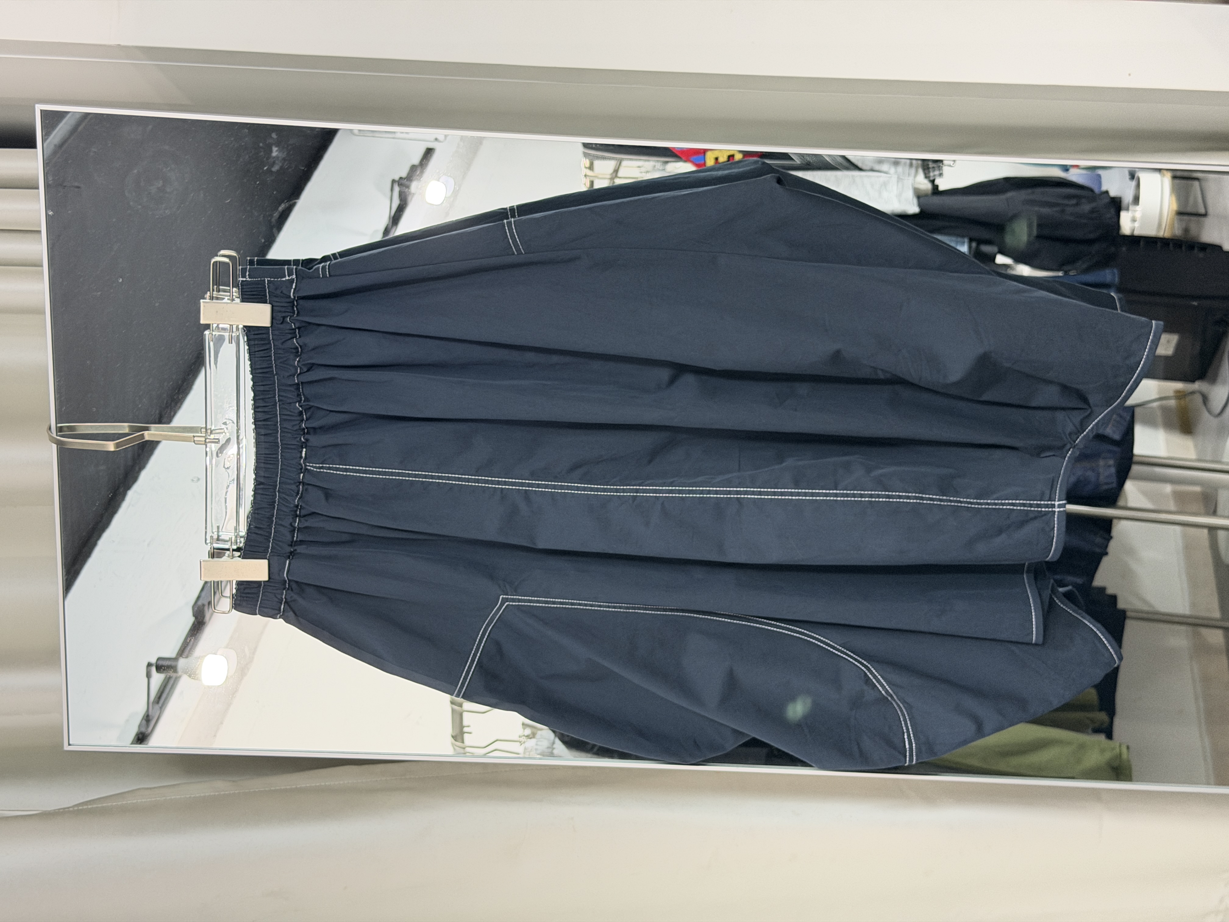 幾何拼接Playful寬鬆半裙