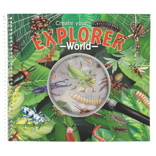 Explorer Stickerworld With Relief-Stickers