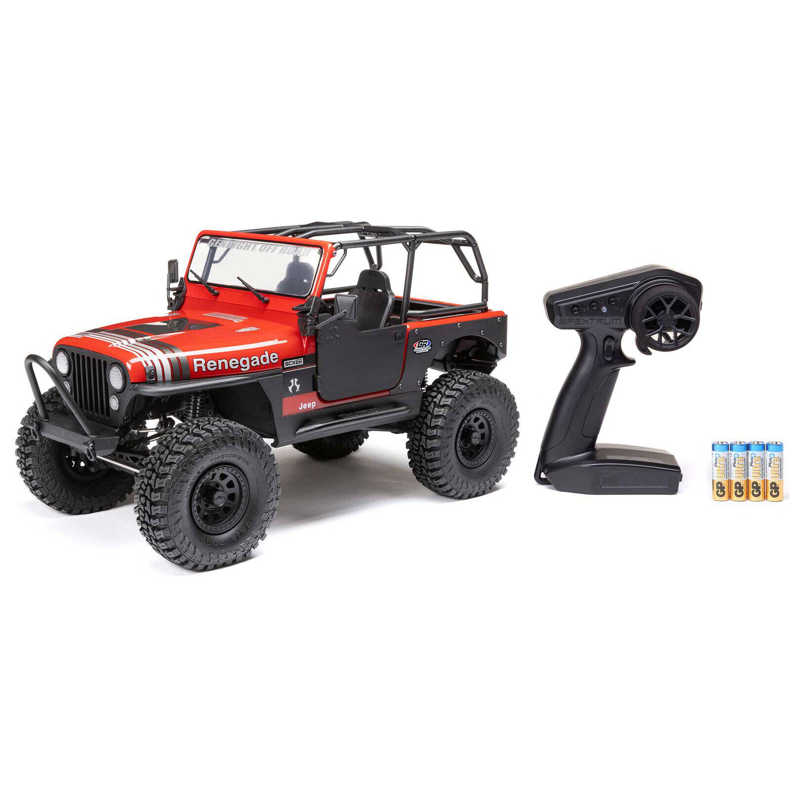 全新 AXIAL 1/10 SCX10 III Jeep CJ-7 四驅有刷 仿真攀爬車 | 支持3S電池 | 紅色/古銅色