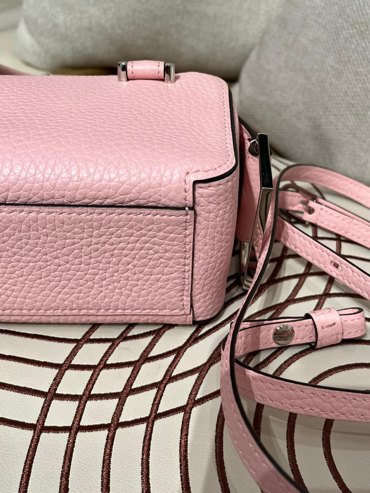 Delvaux cool box nano 牛皮銀扣，100%Authentic,99%new ✅Dust bag ✅ certificate