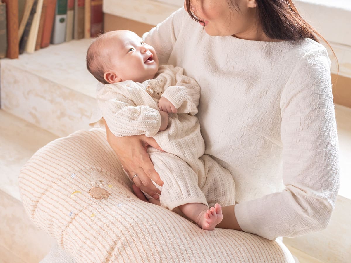 Amorosa mamma 日本有機棉 蕾絲針織連身衣