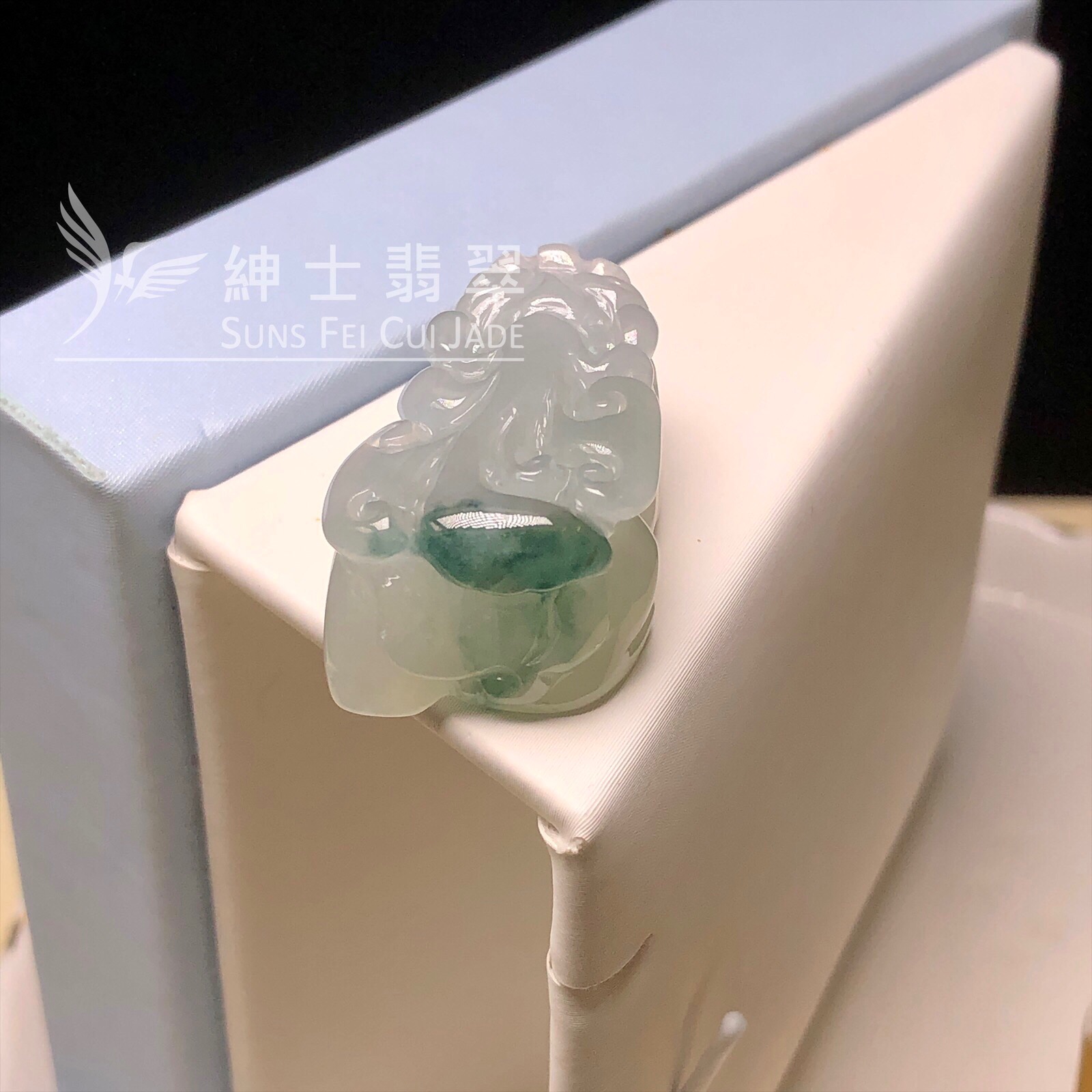 YK00442 飄藍花貔貅